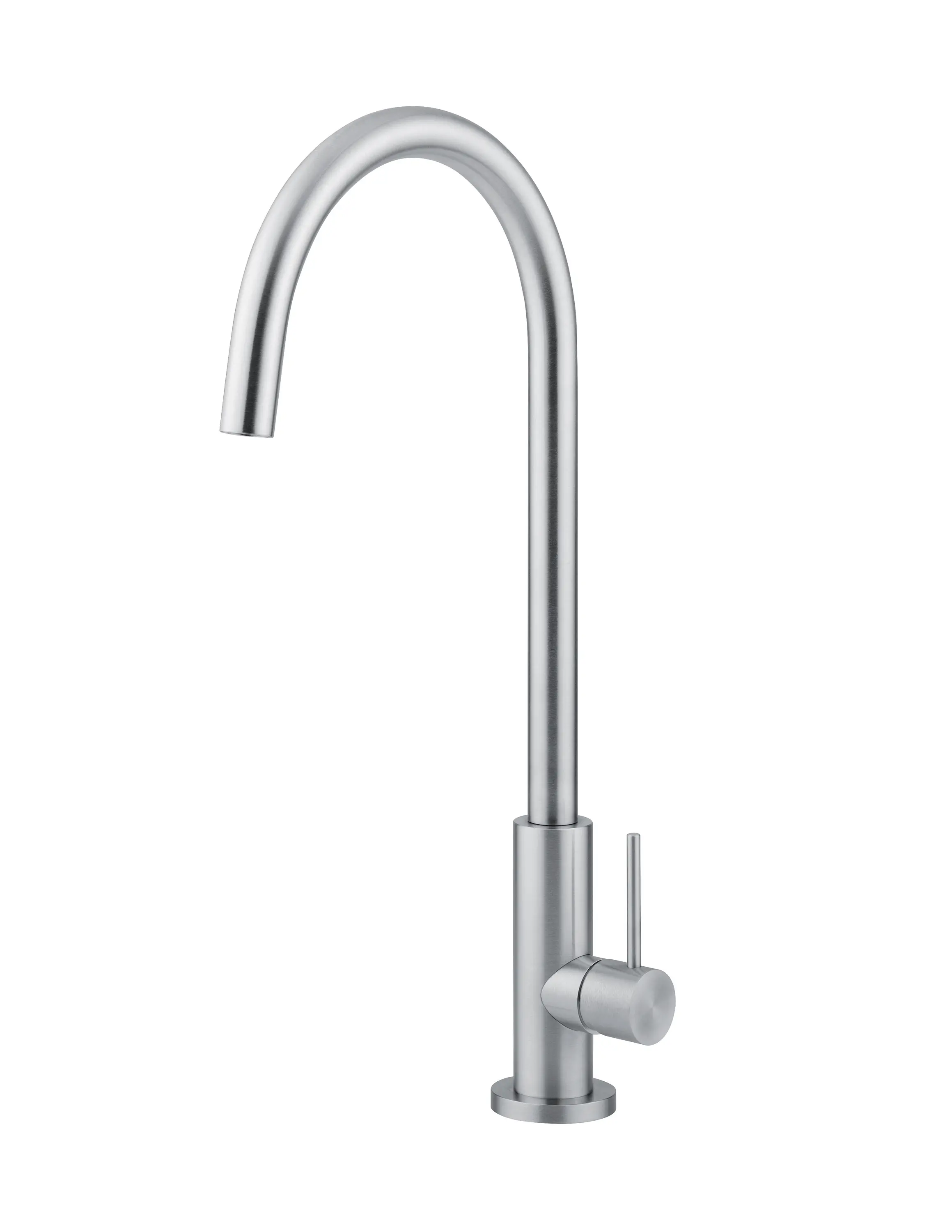 Quadrodesign - Kitchen | Miscelatore lavello cucina con canna girevole in acciaio inossidabile