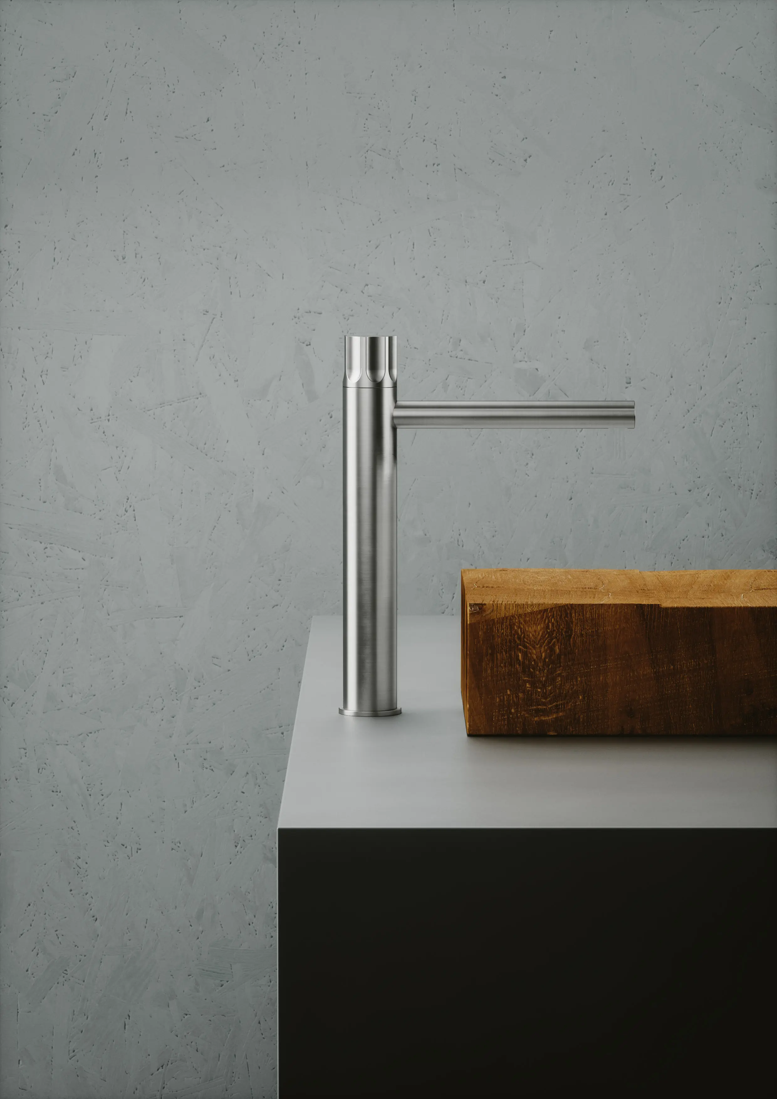 Quadrodesign - Modo | Miscelatore idroprogressivo monoforo in acciaio inossidabile