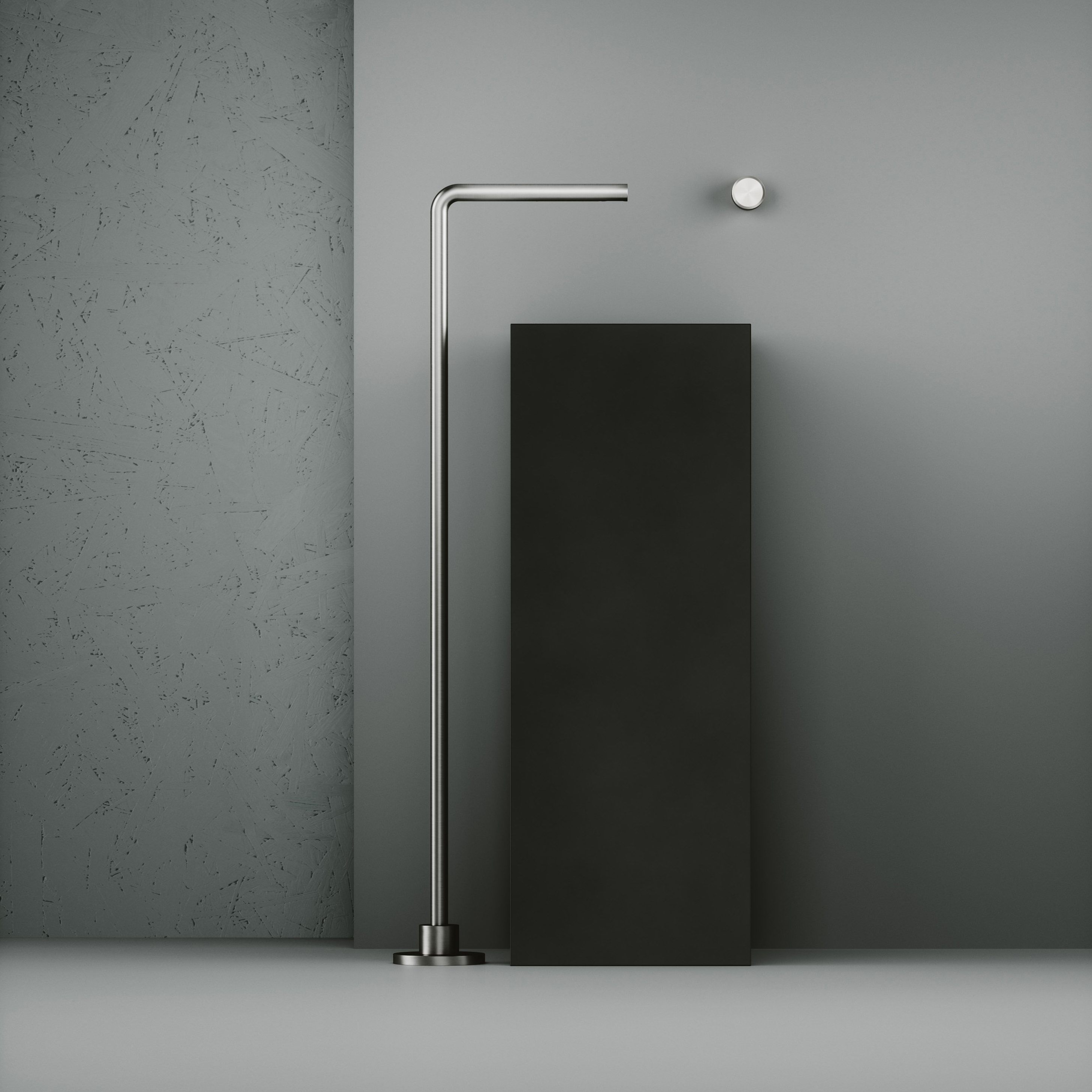 Produkt Complements | Freistehender Auslauf für Badewanne H. 999 mm. Edelstahl. des Herstellers Quadrodesign anzeigen