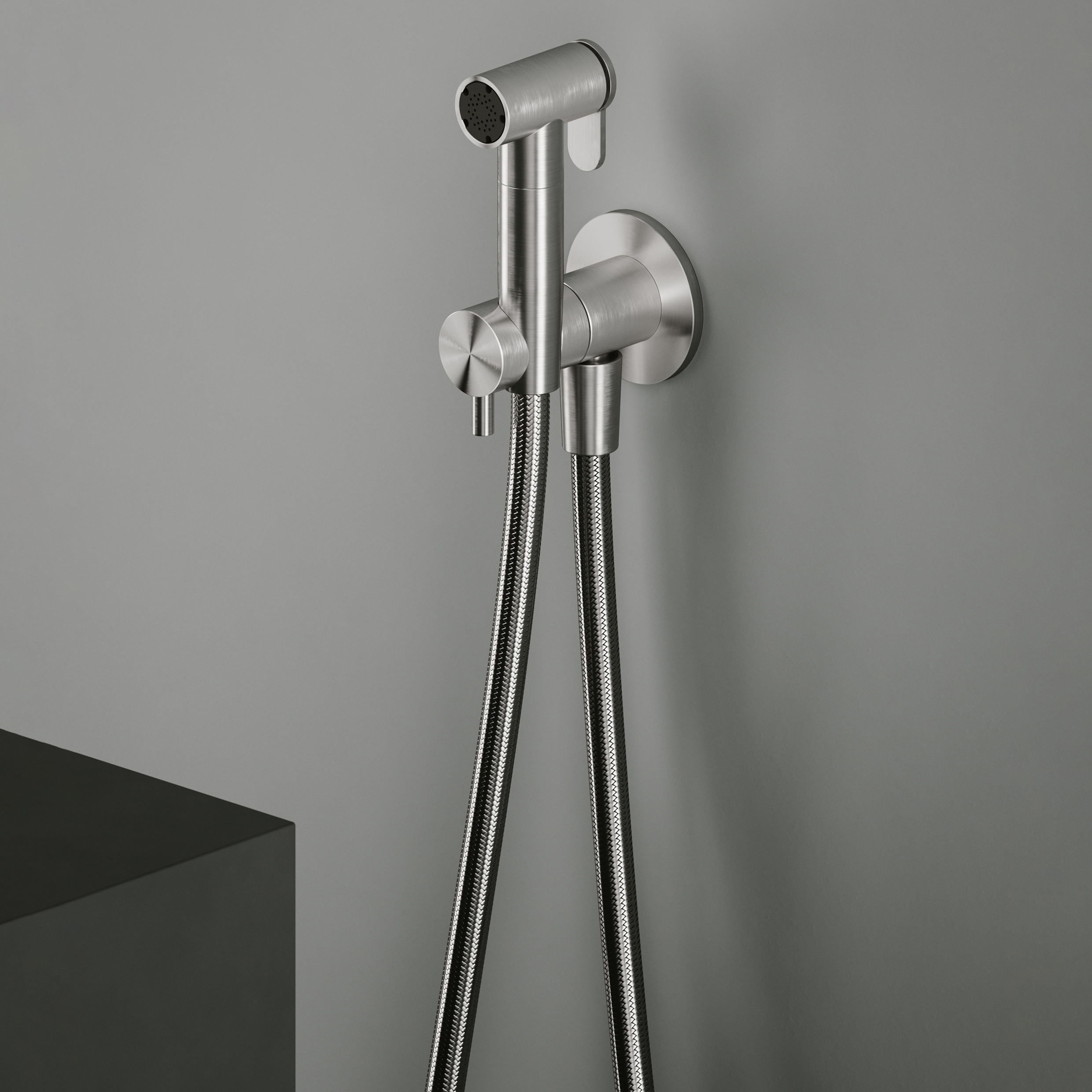 Produkt WC Handbrause, Halterung und Wasseranschlussbogen des Herstellers Quadrodesign anzeigen