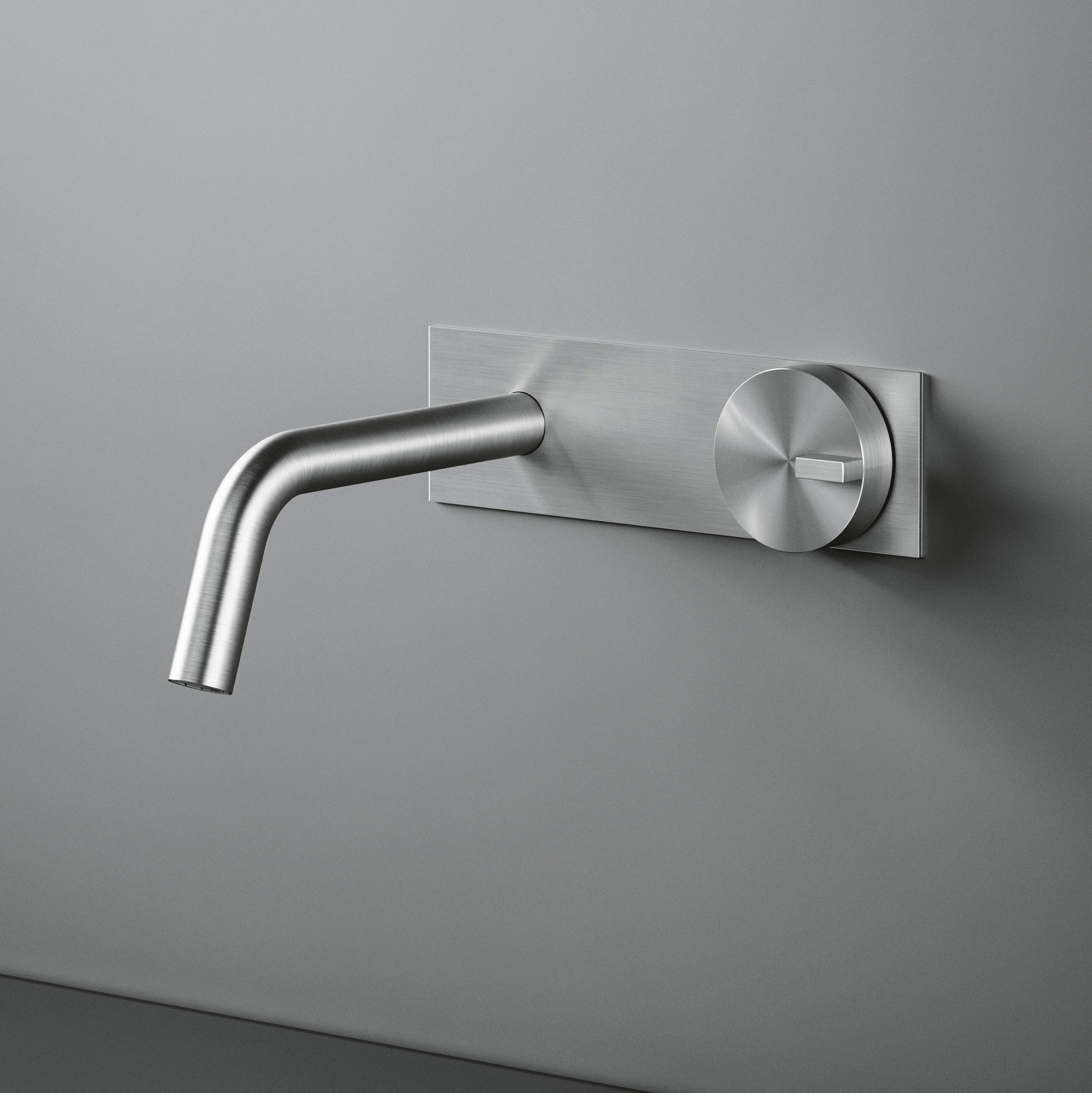 Mostra il prodotto Q | Wall mounted hydroprogressive mixer with spout. del produttore Quadrodesign