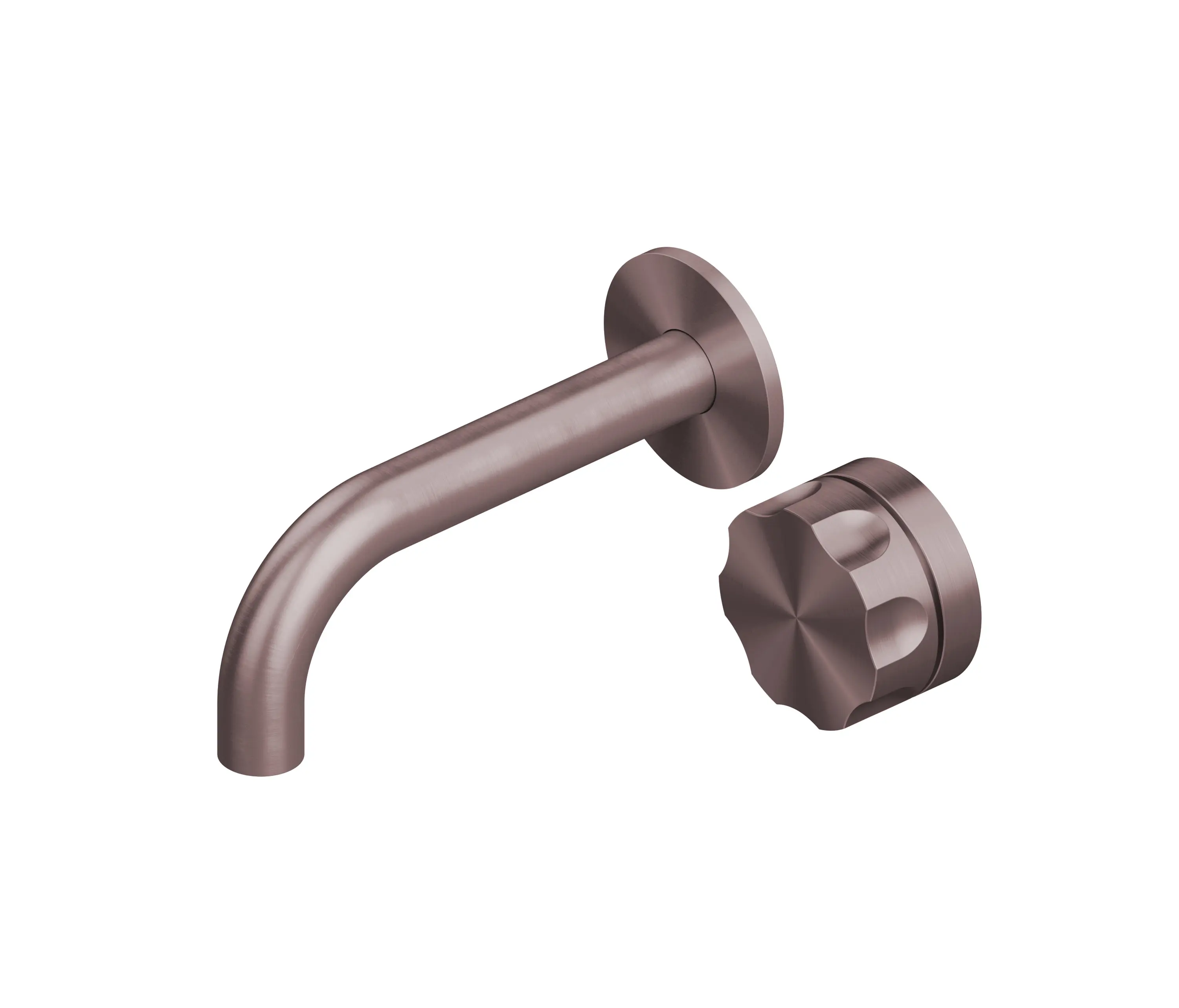 Quadrodesign - Modo | Wall mounted mixer with spout.