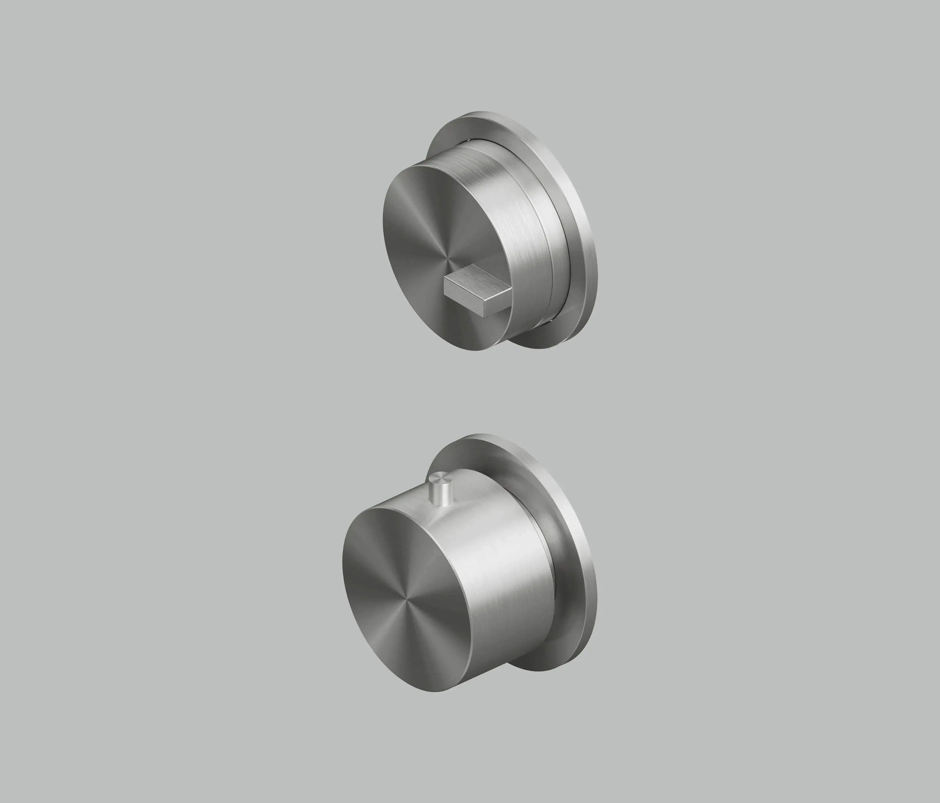 Quadrodesign - Q | Groupe mitigeur thermostatique avec 1 robinet d’arrêt