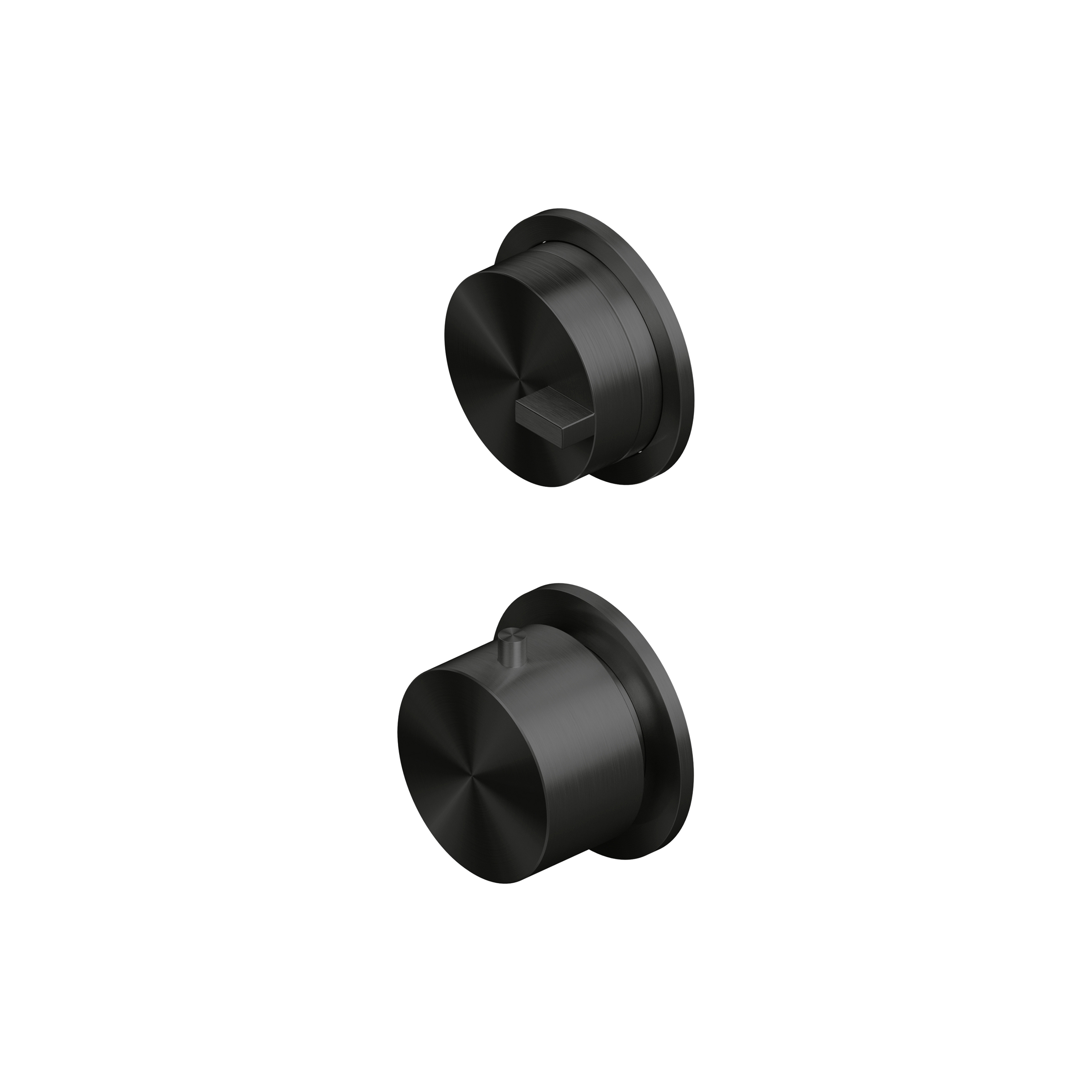 Display product Q | Thermostatic mixer set with 1 stop-off valve from manufacturer Quadrodesign