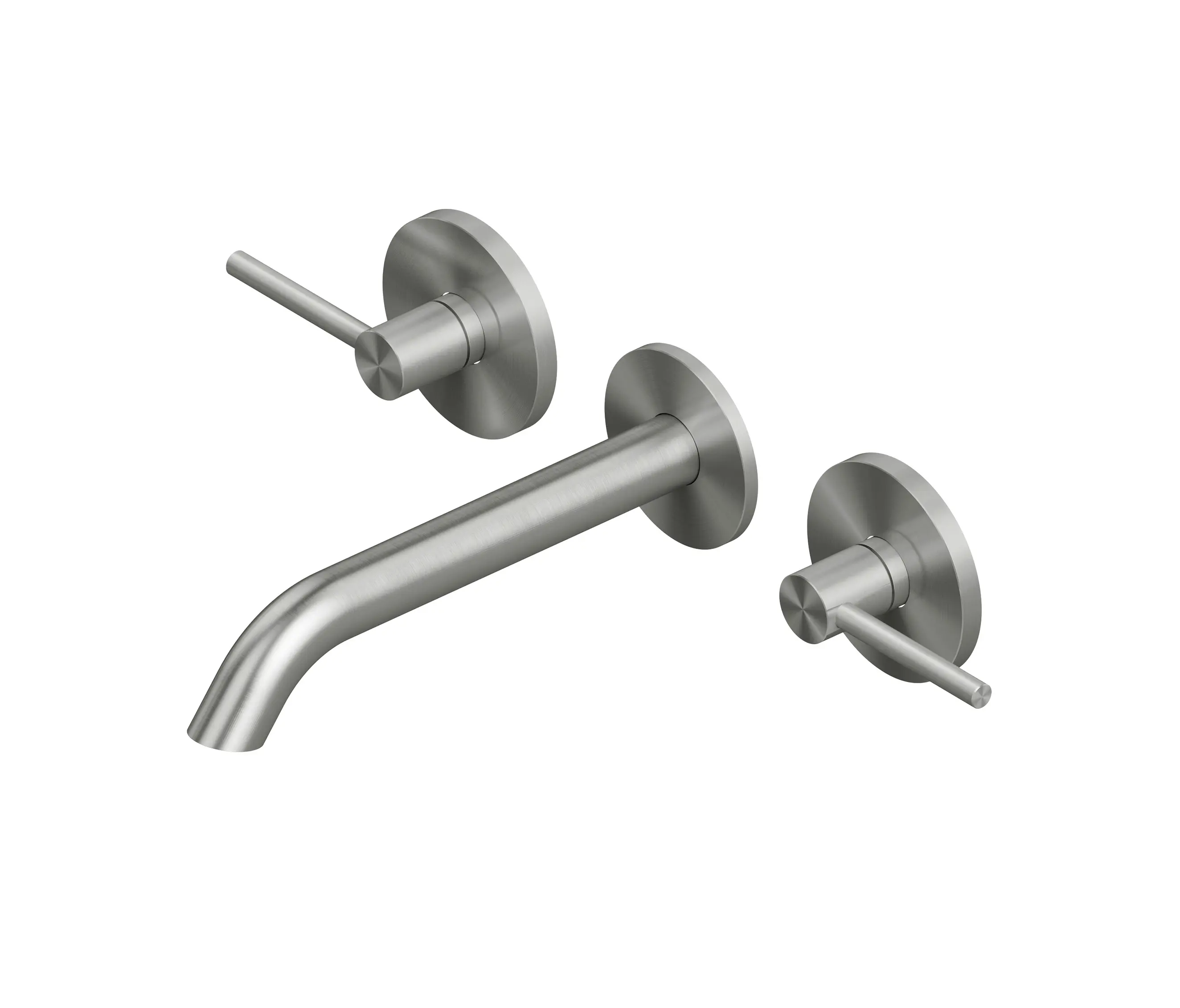 Quadrodesign - FFQT | Gruppo lavabo da parete con bocca di erogazione