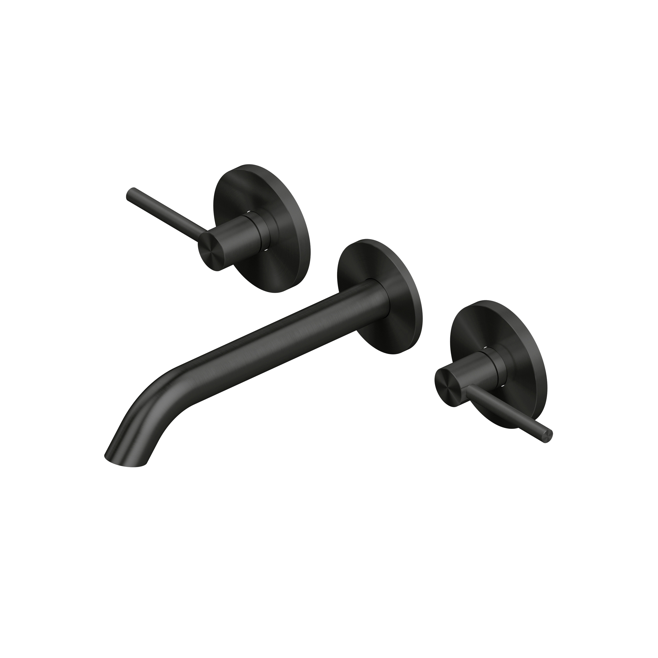 FFQT | Wall mounted dual handle mixer with spout