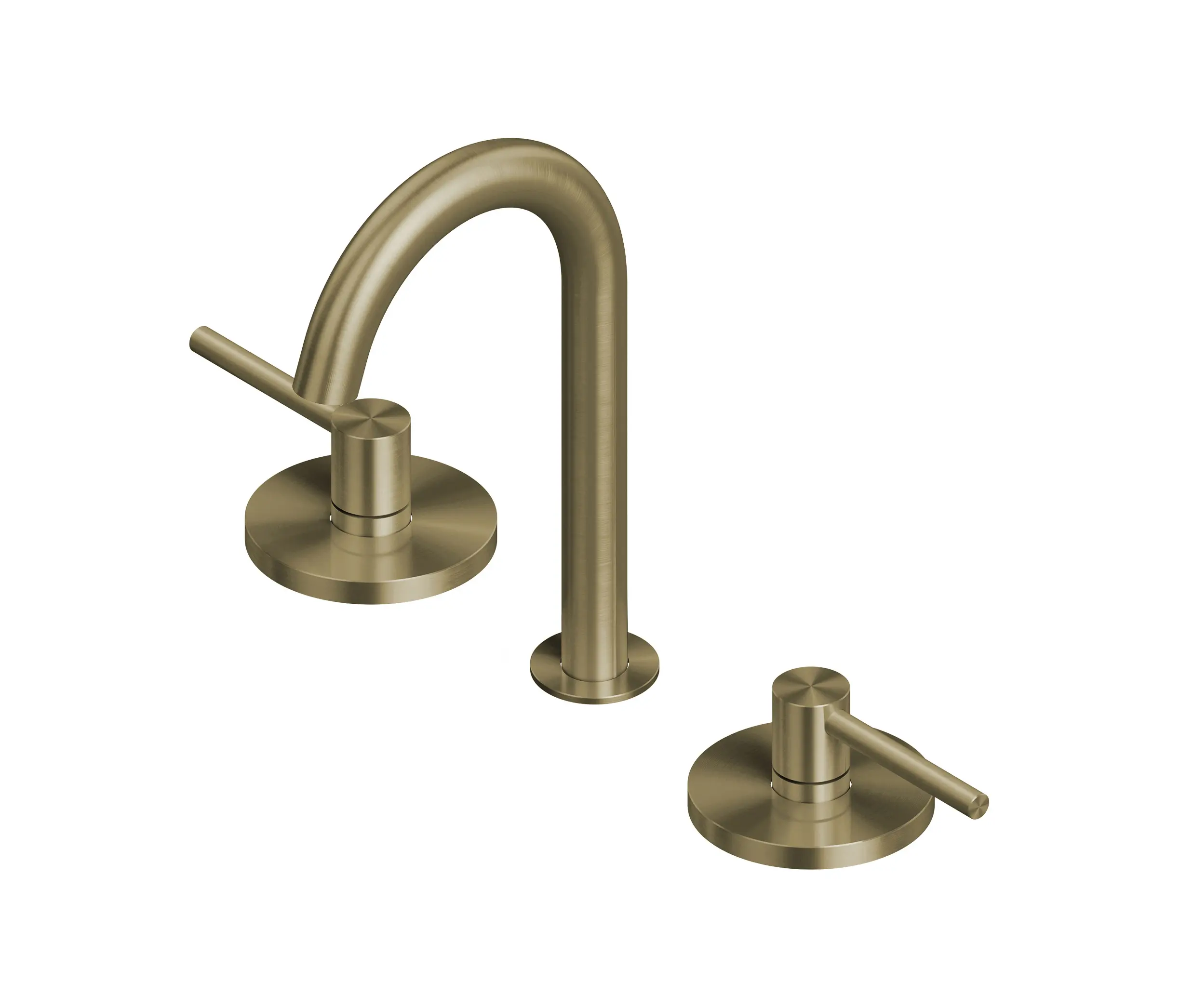 Quadrodesign - FFQT | Grifería con 3 orificios y caño giratorio