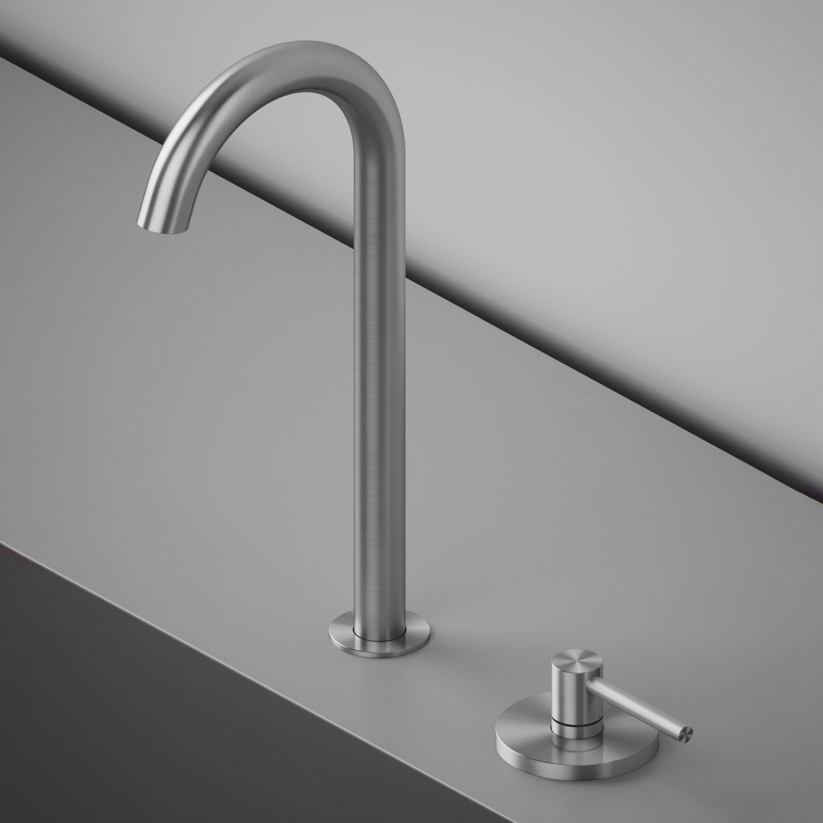 FFQT | Two-hole mixer with swivelling spout