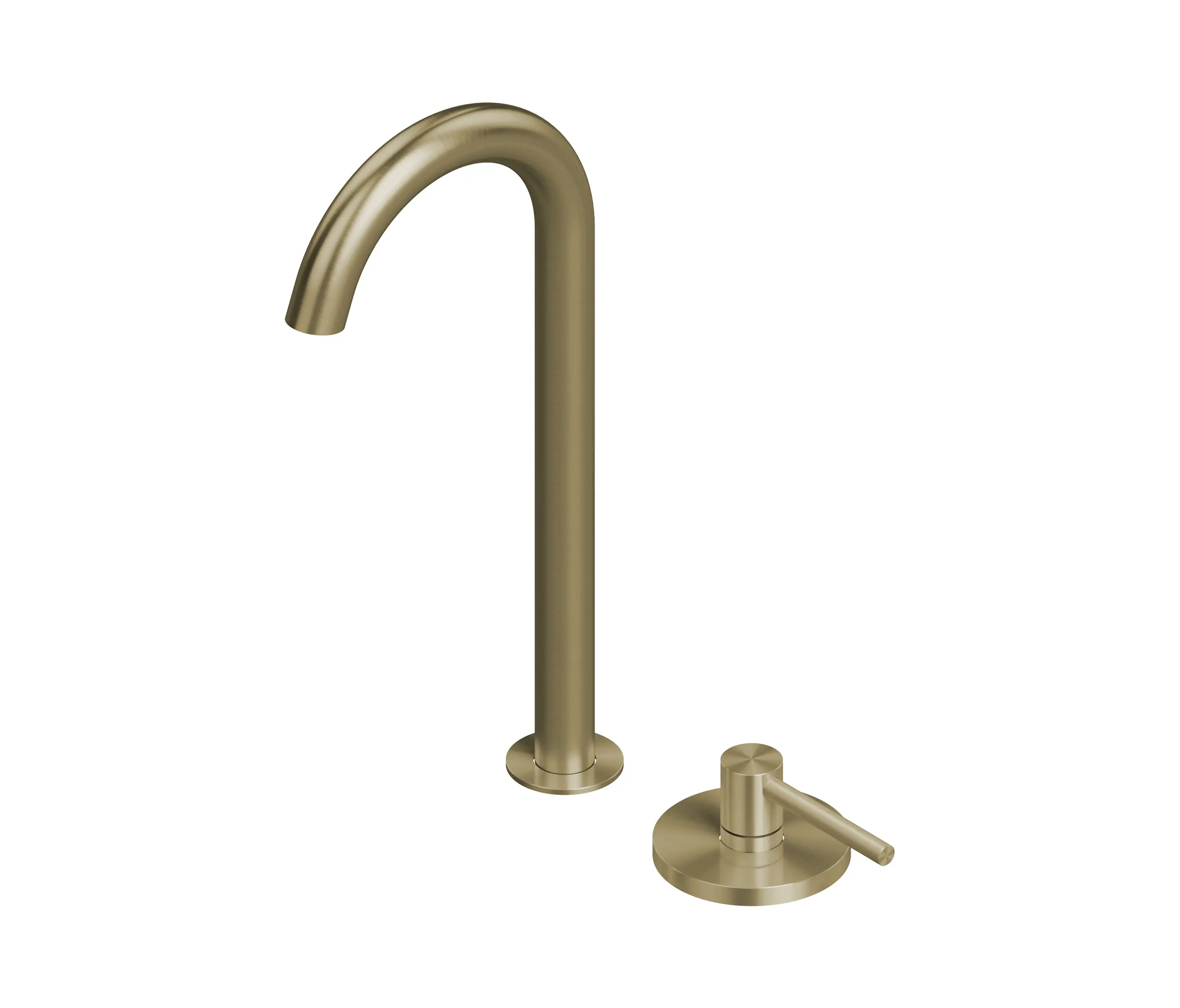 Quadrodesign - FFQT | Zweilocharmatur mit Mischer und drehebaren Auslauf