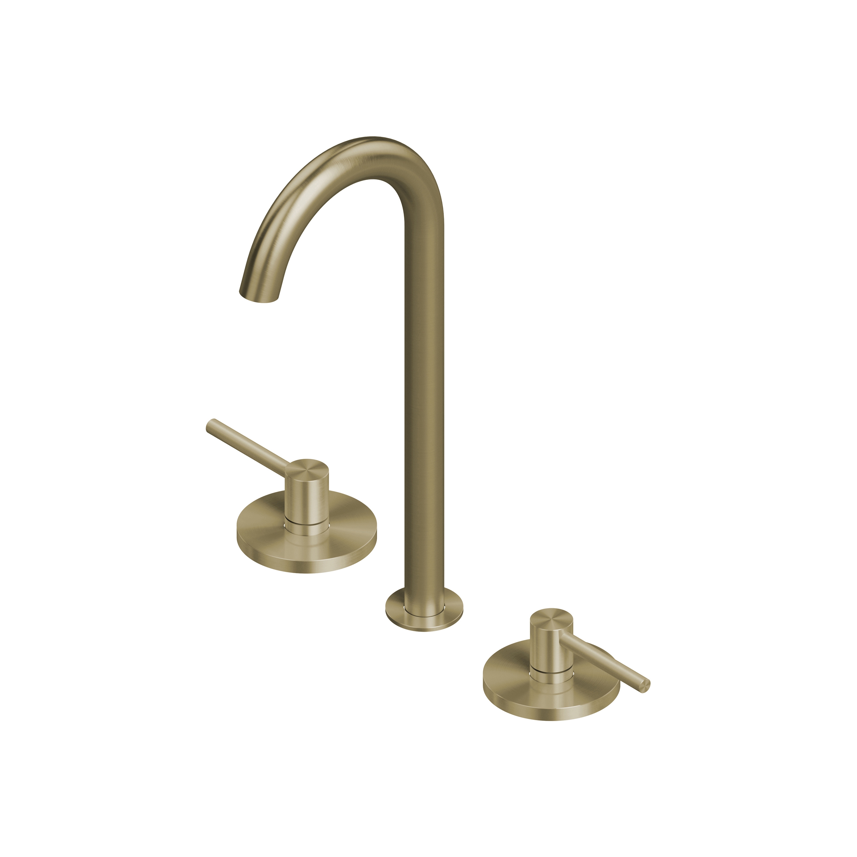 FFQT | Three-hole mixer with swivelling spout