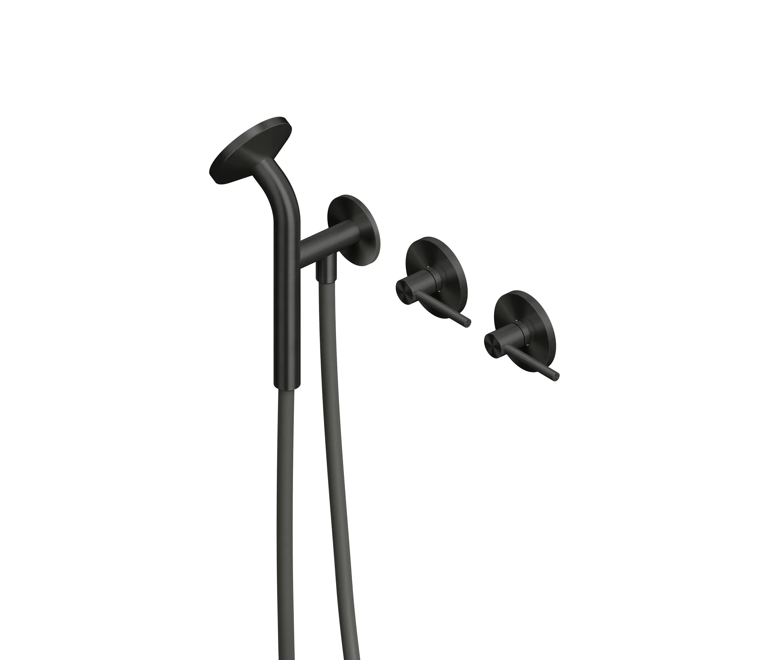 Quadrodesign - FFQT | Groupe 2 mitigeurs mural avec douchette