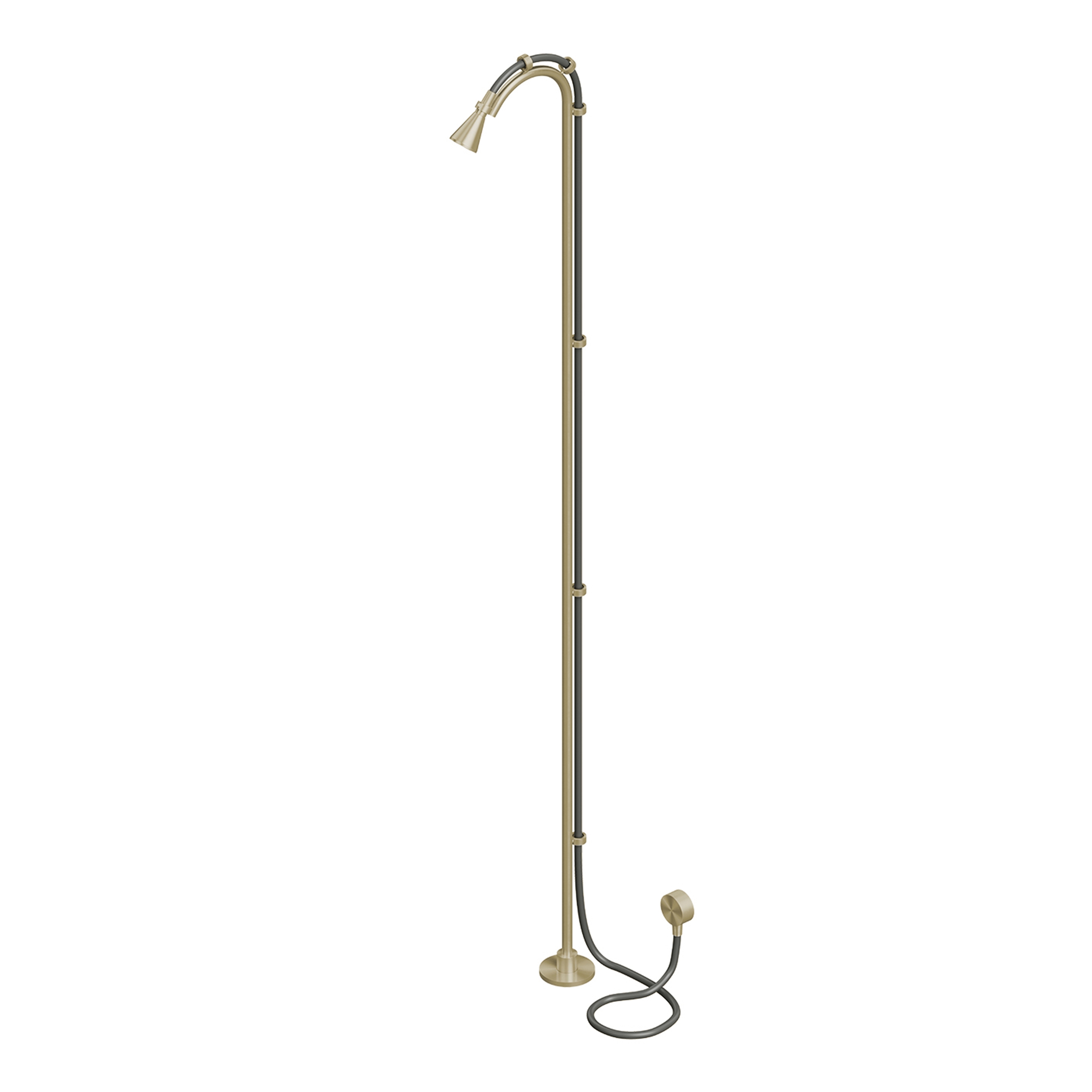 FFQT | Free-standing shower with shower head with spray jet