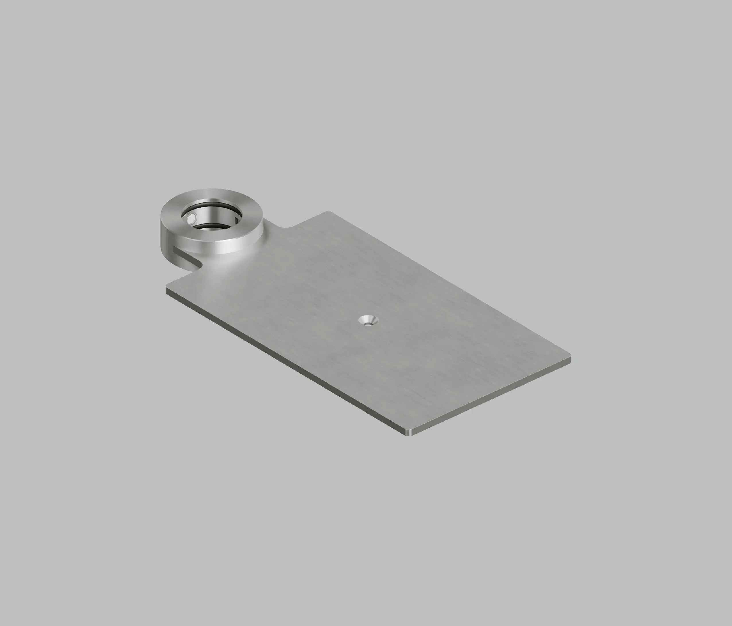 Quadrodesign - FFQT | Rectangular shelf. Insertable on all 22 mm pipes