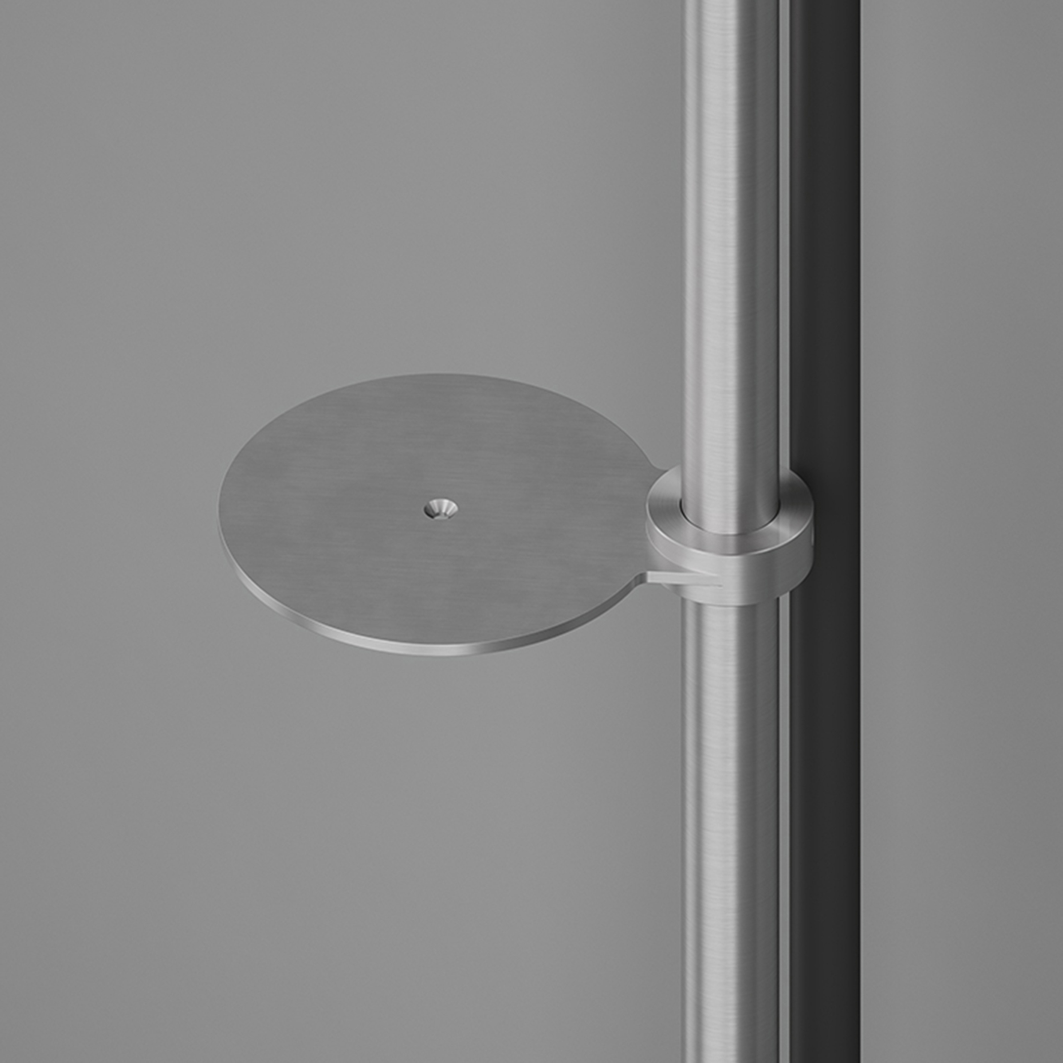 FFQT | Mensola circolare. Inseribile sui tubi diametro 22mm
