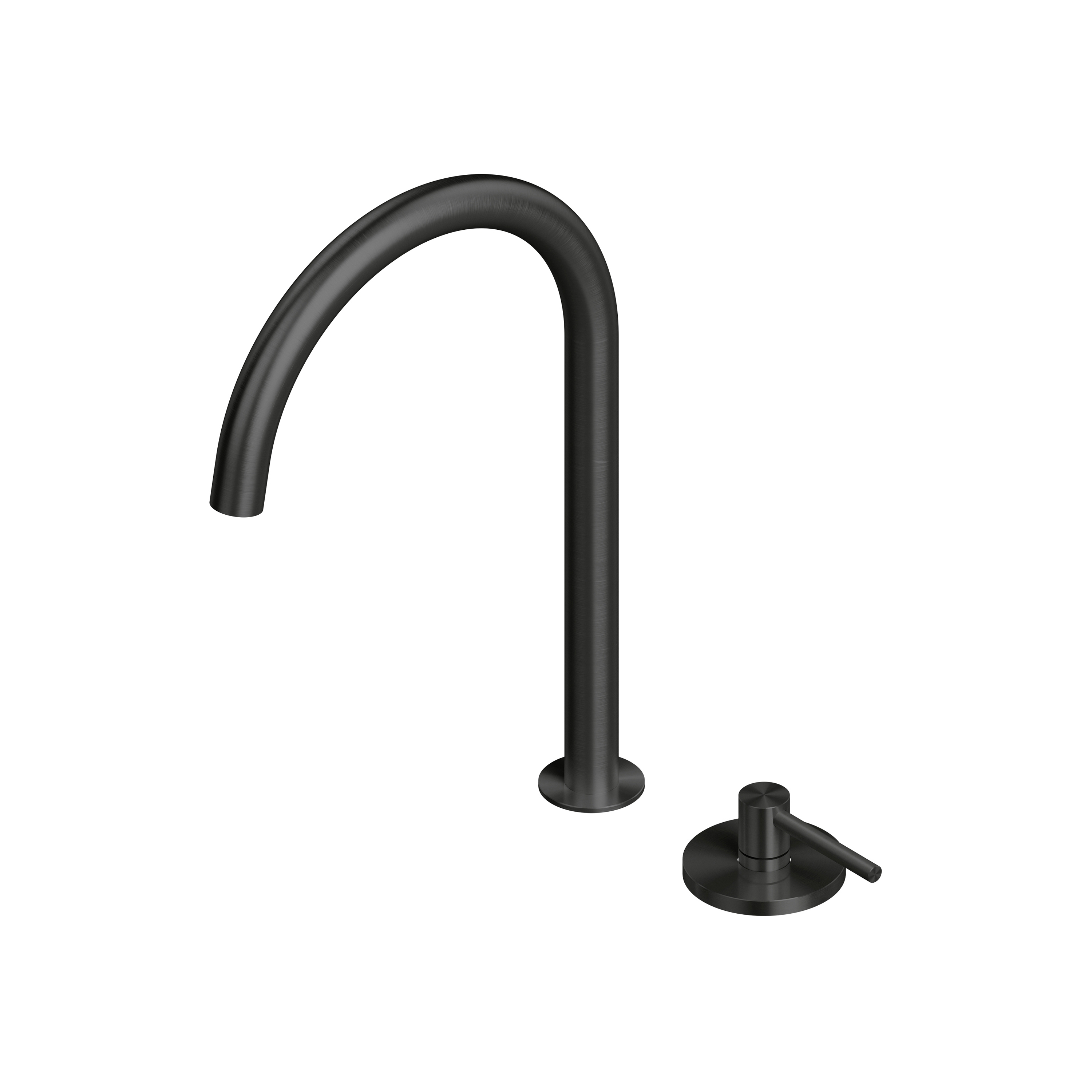 Kitchen Inox | Kitchen sink mixer with remote mixer and swivel spout