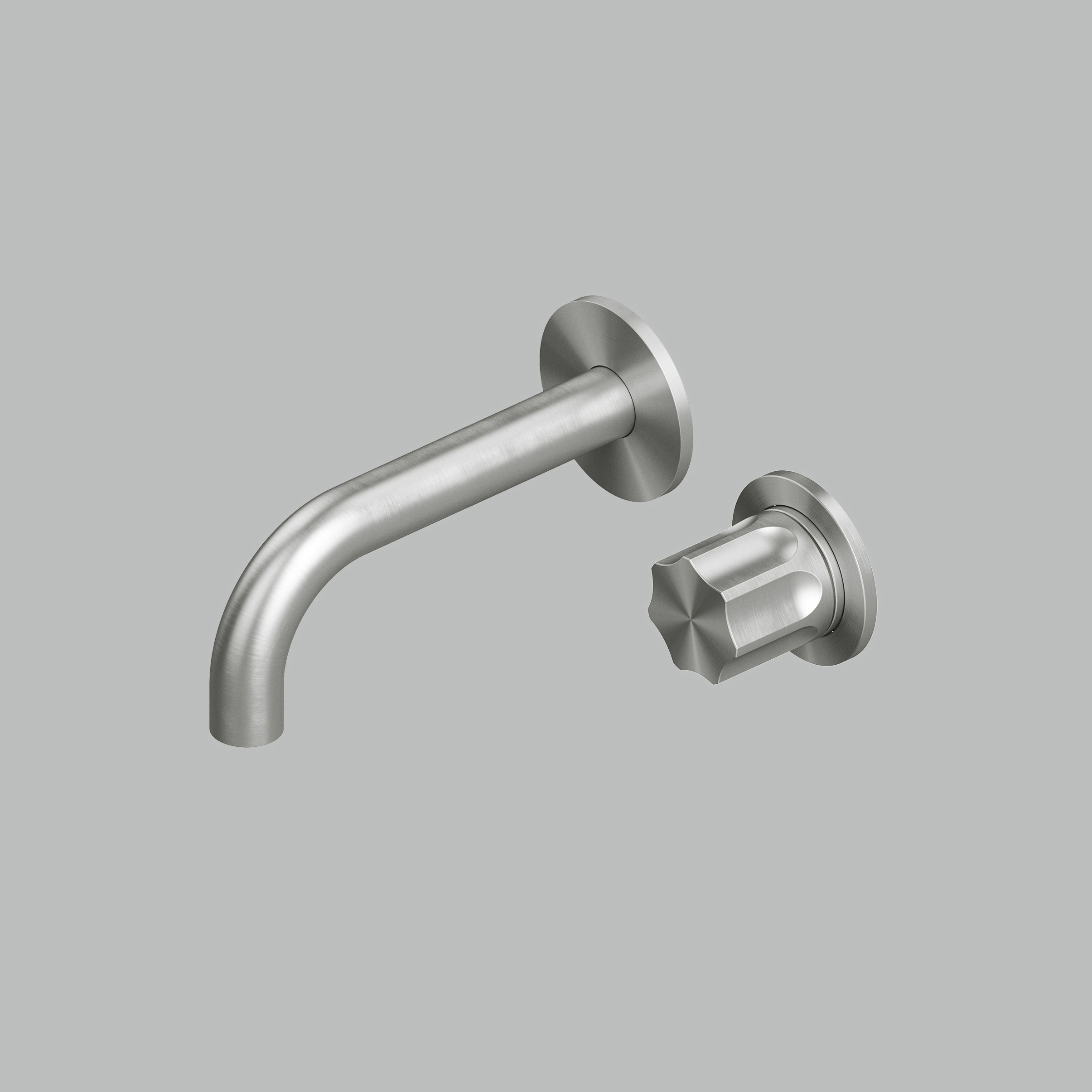 Display product Modo | Wall mounted mixer with spout from manufacturer Quadrodesign