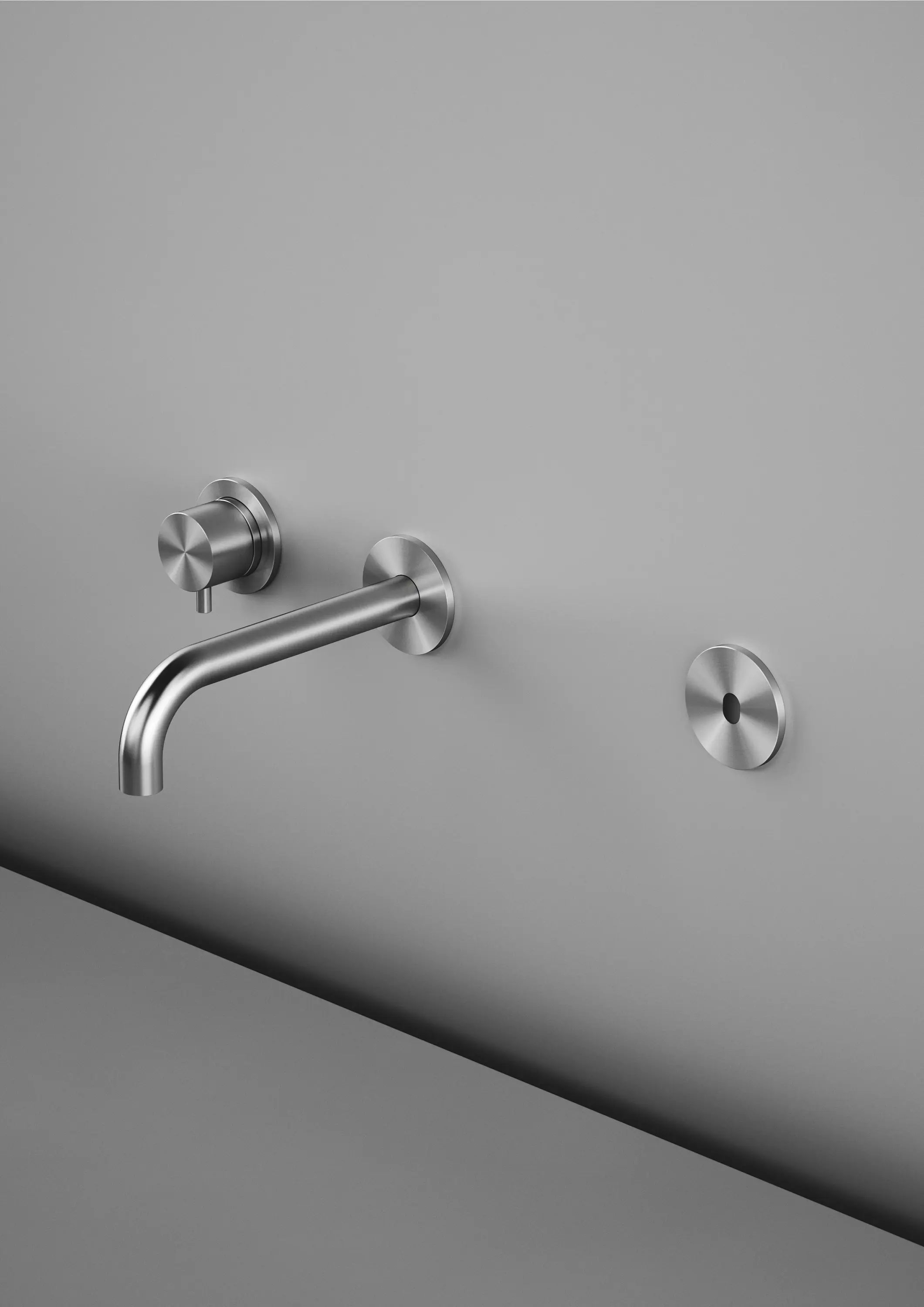 Quadrodesign - Sense | Sensor de presencia por infrarrojos ON/OFF empotrable con caño y regulación de temperatura.