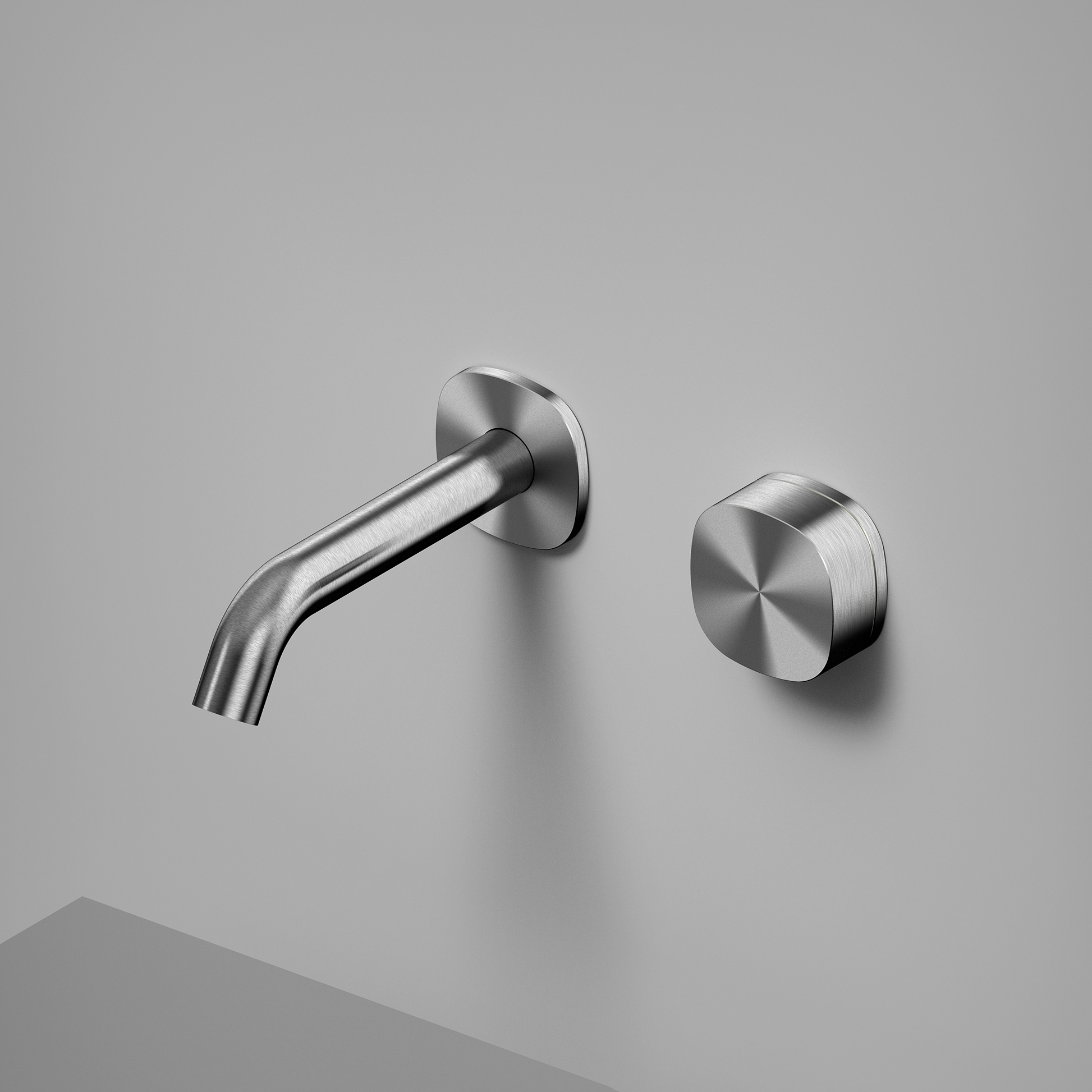 Display product Super | Progressive wall mixer with 150mm spout from manufacturer Quadrodesign