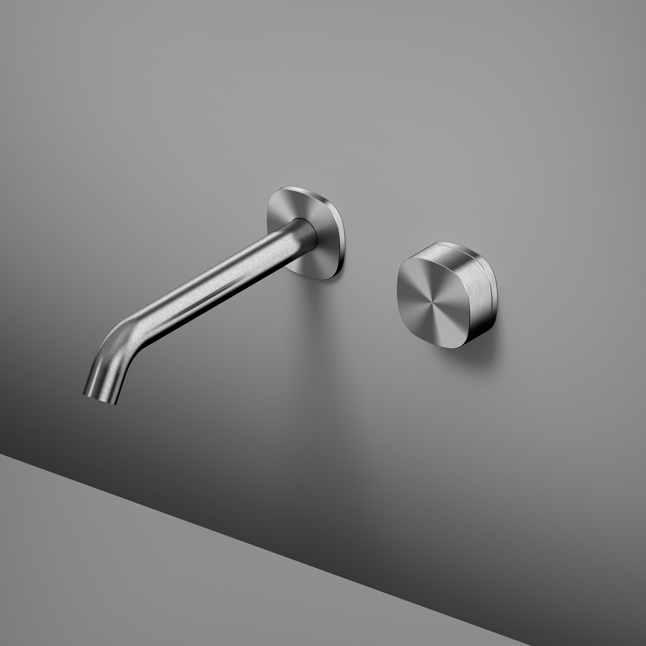 Display product Super | Progressive wall mixer with 210mm spout from manufacturer Quadrodesign