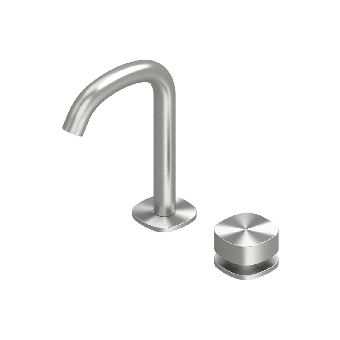 Display product Super | Traditional two-hole countertop mixer group with swivel spout from manufacturer Quadrodesign