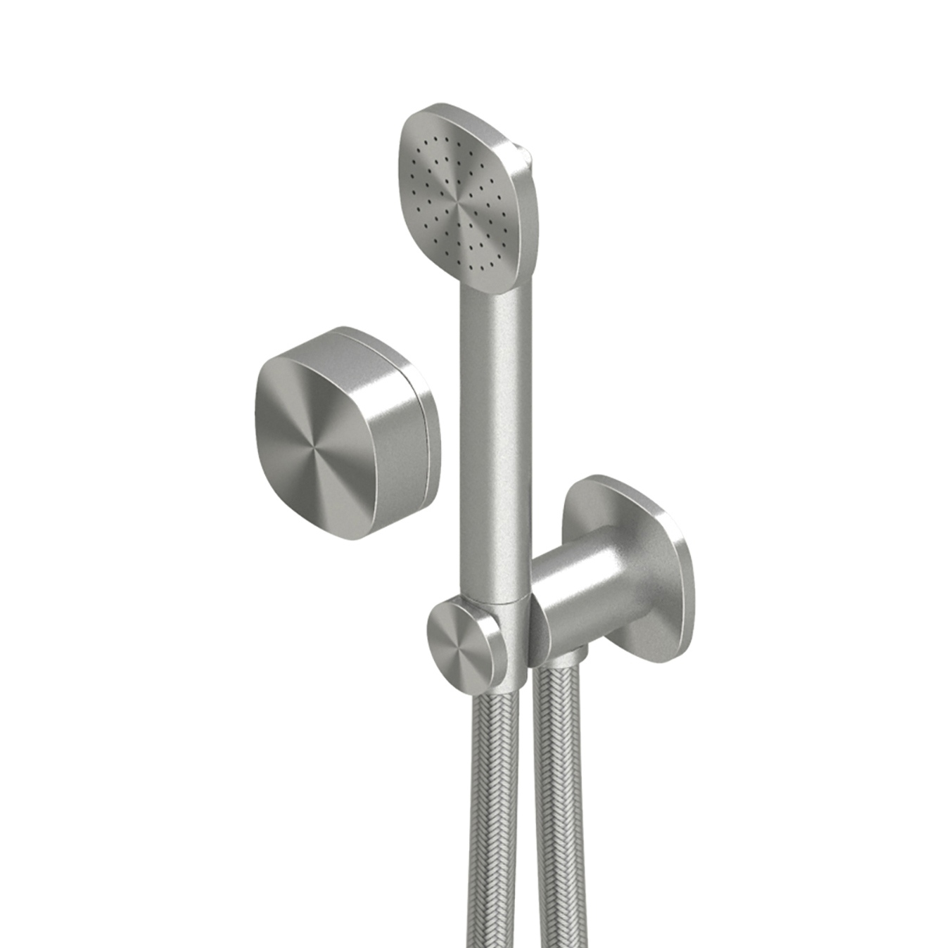 Display product Super | Progressive wall mixer with shower kit from manufacturer Quadrodesign