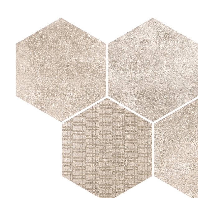 Reden | mosaico esagonale ivory