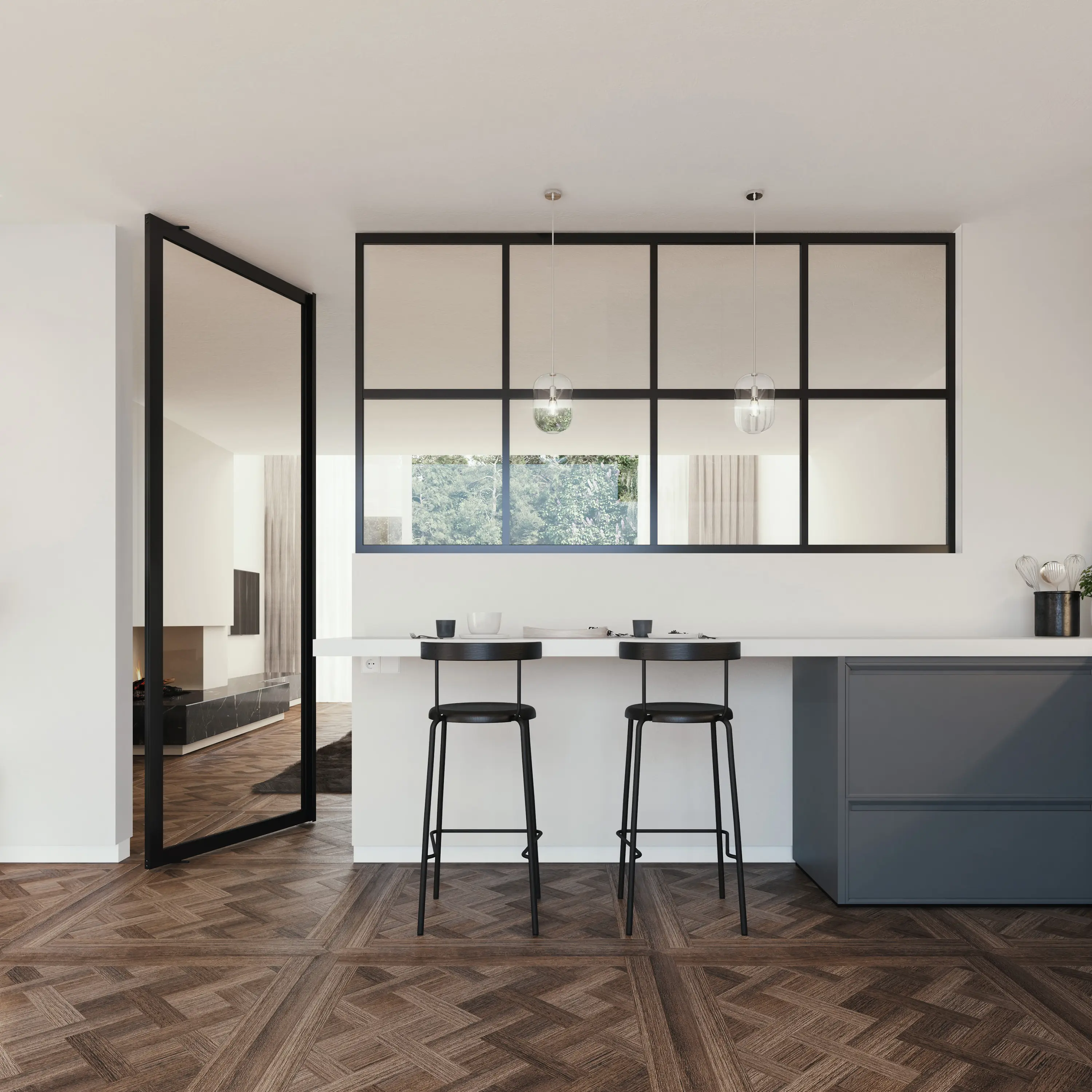 PortaPivot - Glass partition 3530