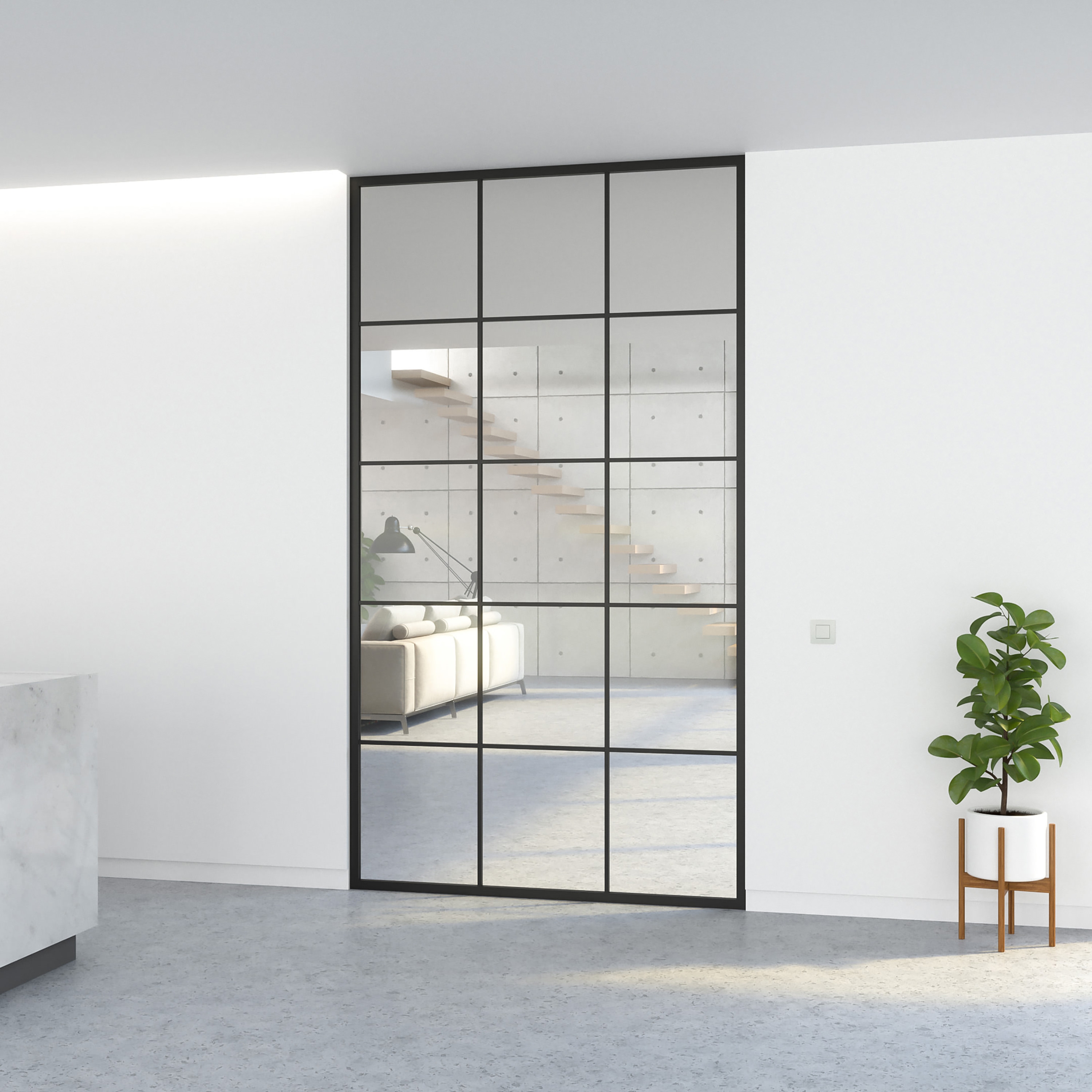 Display product Glass partition 3530 from manufacturer PortaPivot