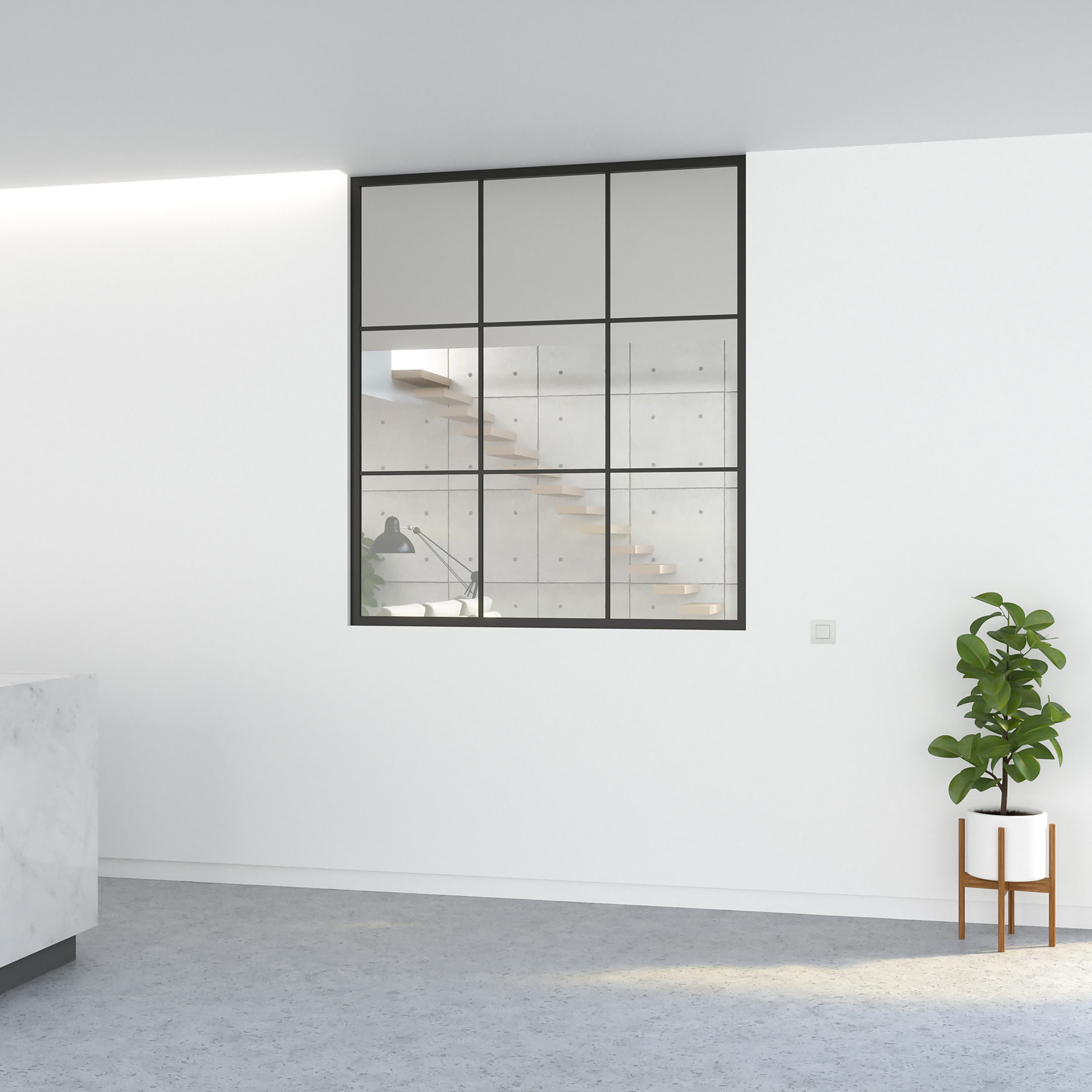 Display product Glass partition 3530 from manufacturer PortaPivot