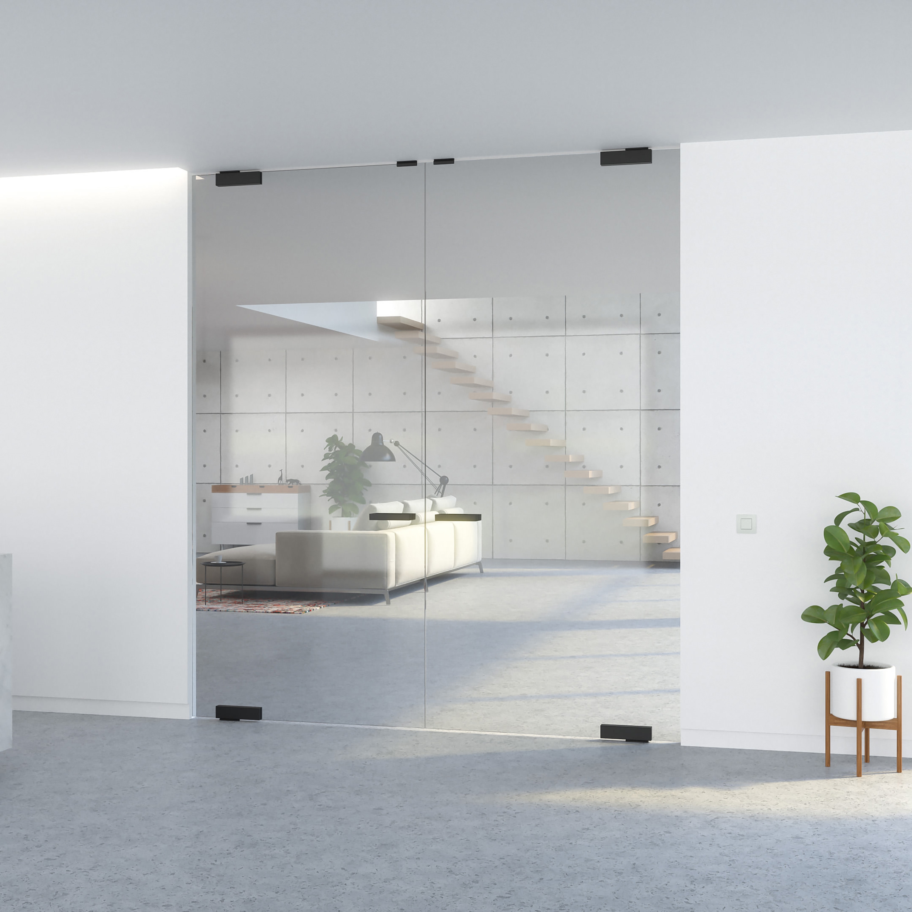 Display product Portapivot GLASS | Double door from manufacturer PortaPivot