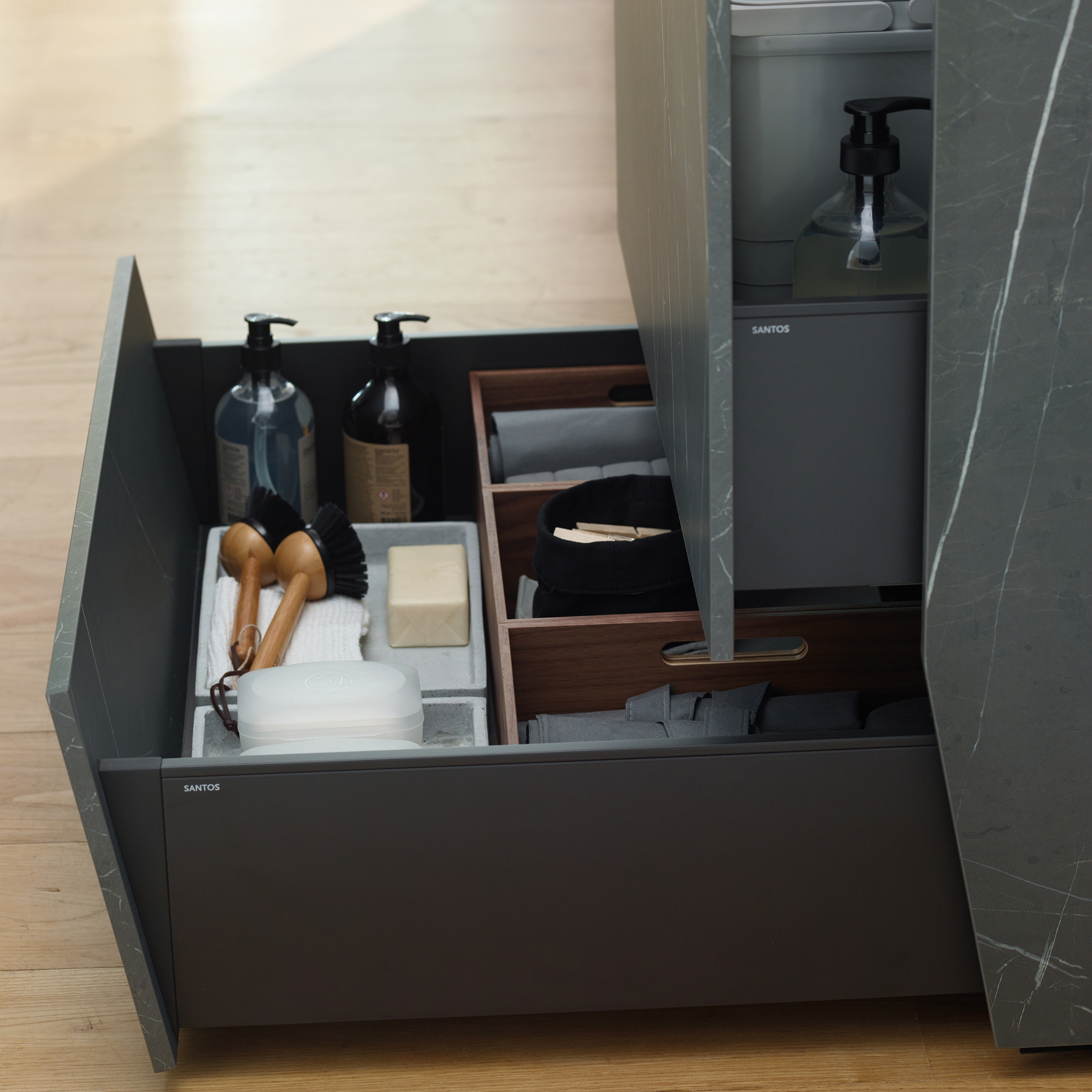 Display product FINE Plinth drawer from manufacturer Santos