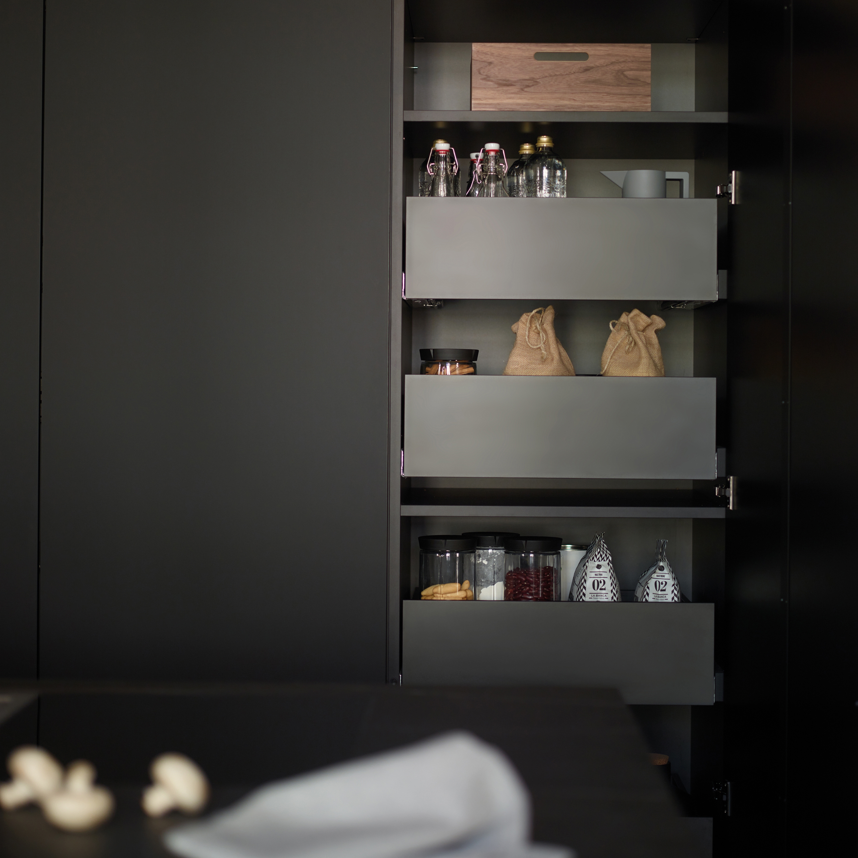 Display product FINE Tall units with interior drawers from manufacturer Santos