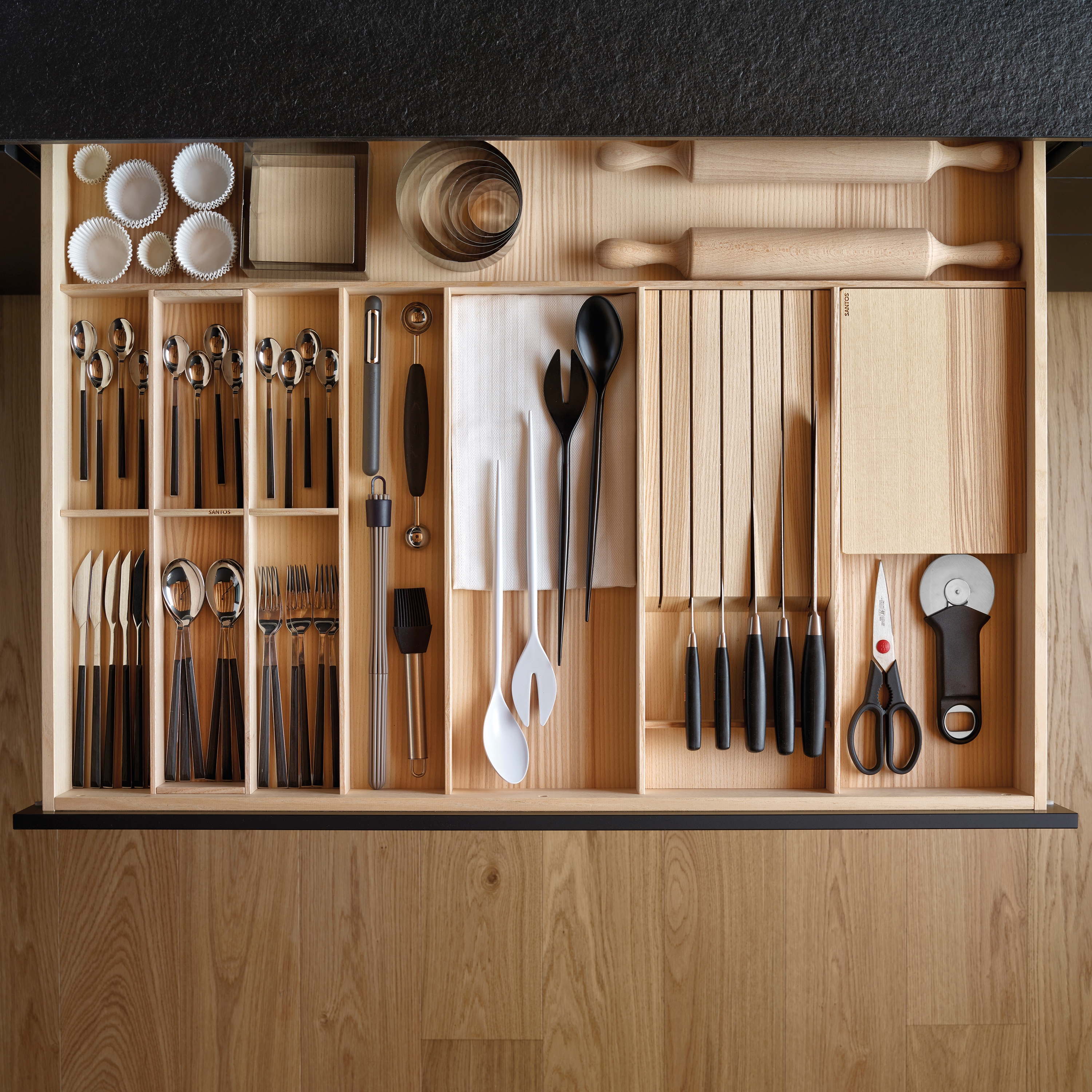 Display product FINE Wood top drawer from manufacturer Santos