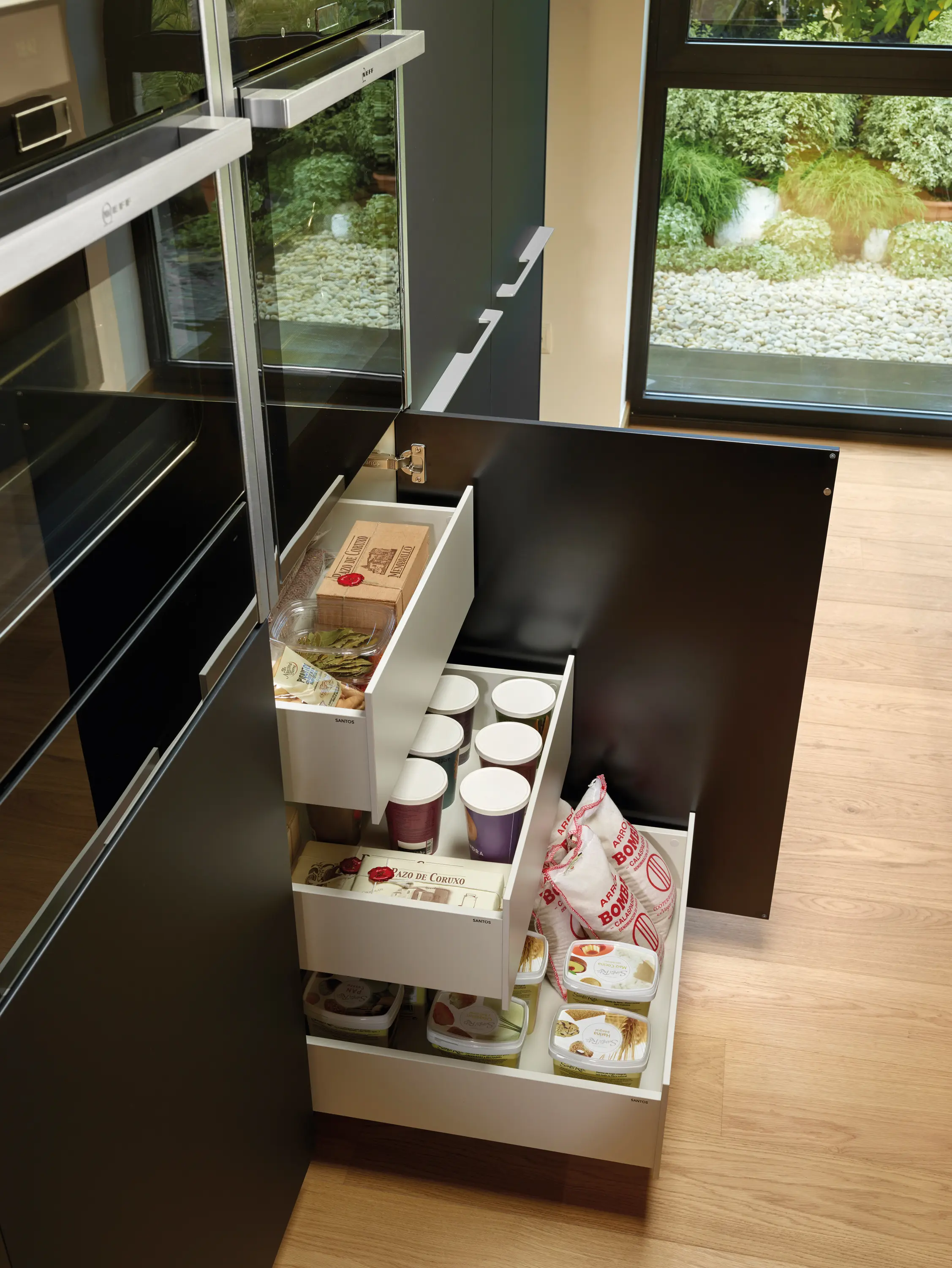 Santos - FINE Tall units with interior drawers