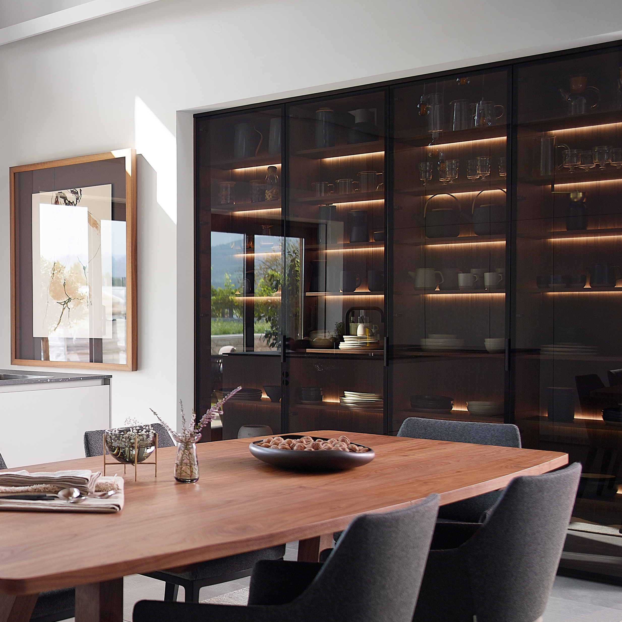 Display product FINE Glass door unit from manufacturer Santos