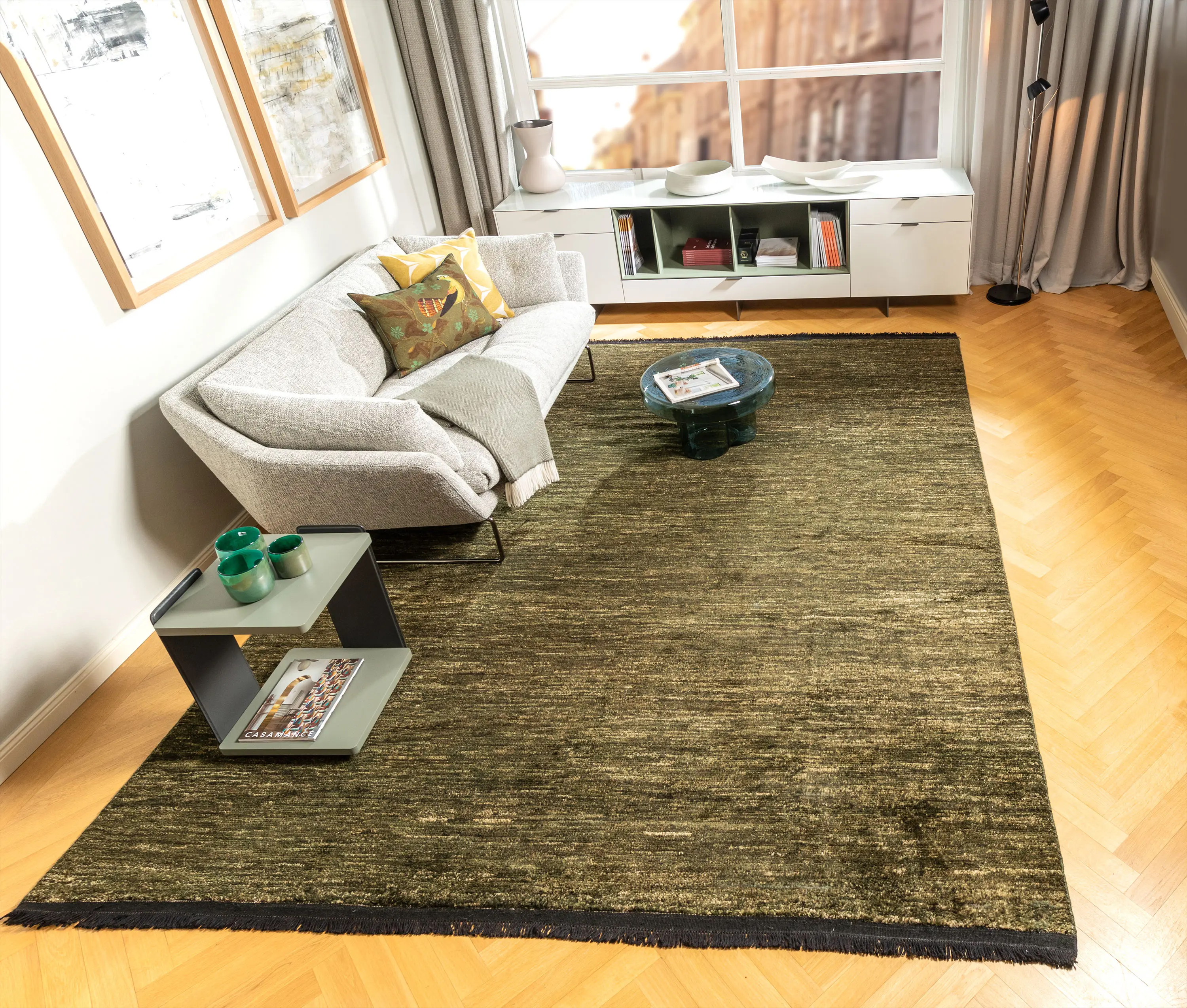 remade carpets - Volari - olive