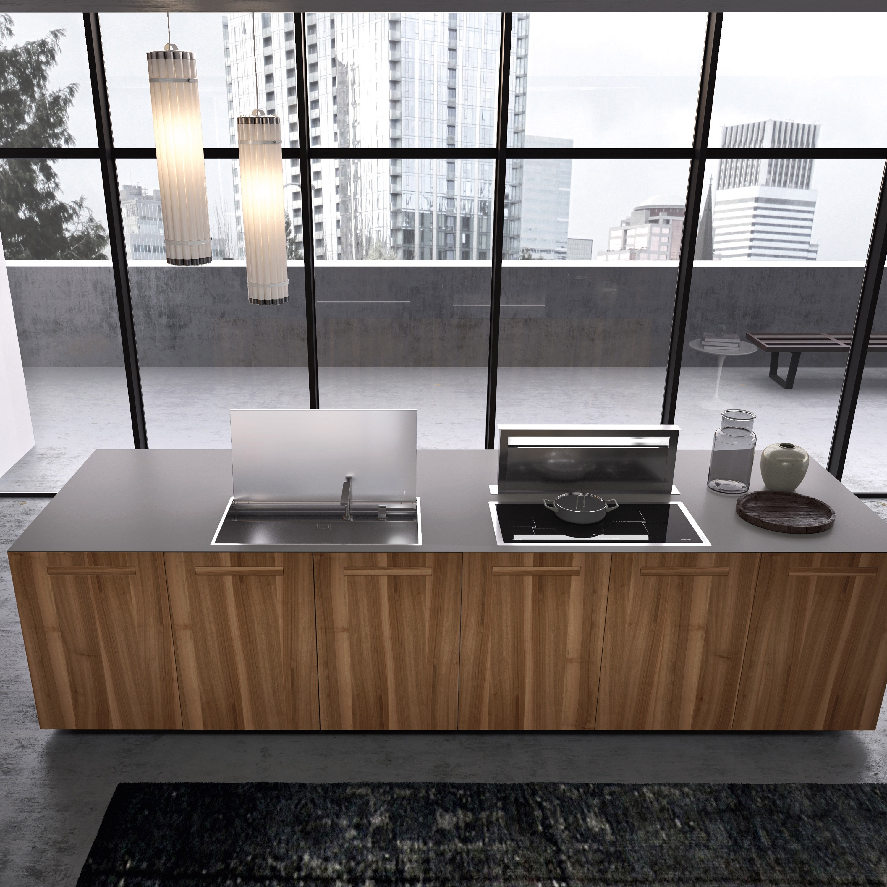 Display product Sintesi.30 island from manufacturer Comprex