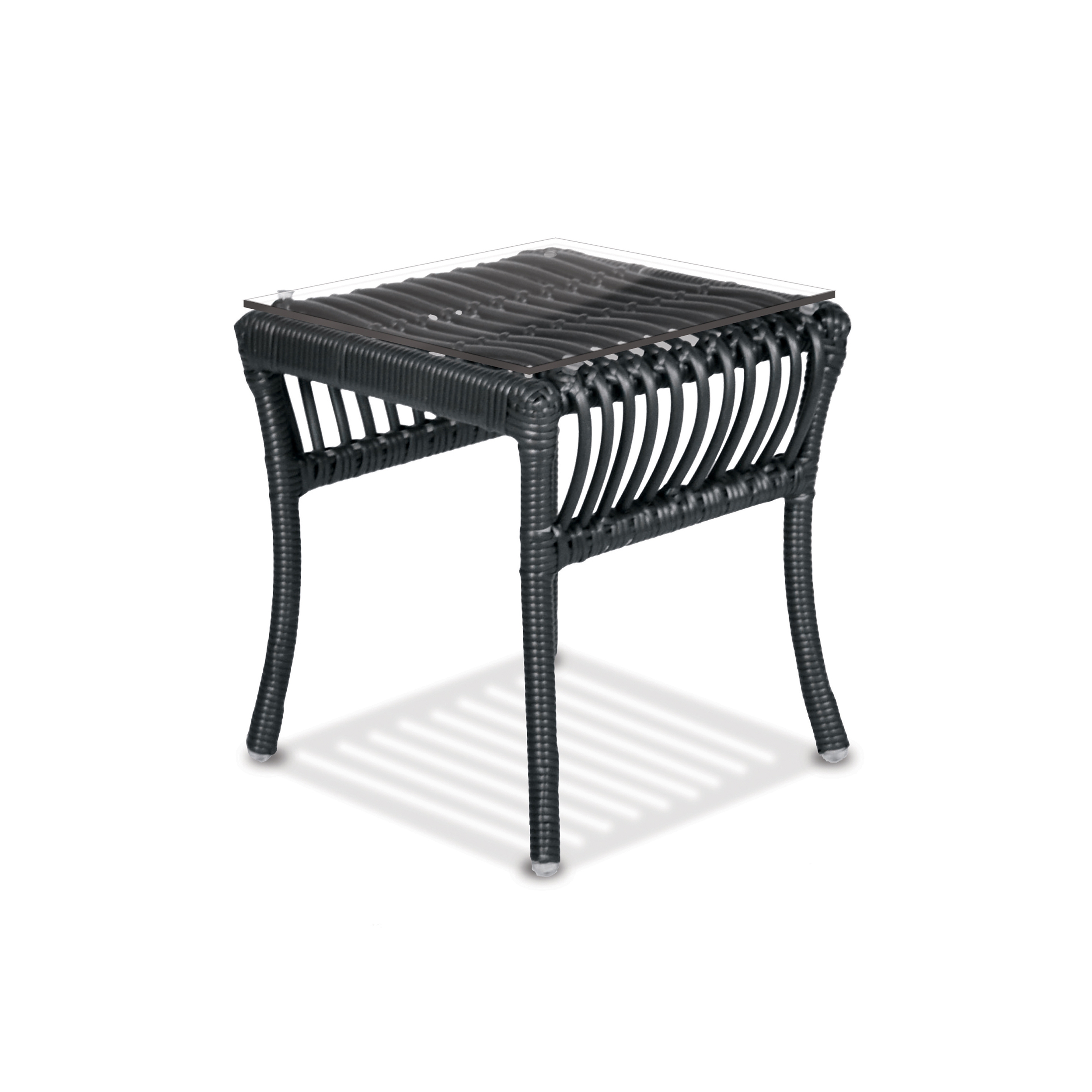 Display product Adirondack Side Table With Tempered Glass Top from manufacturer Kannoa