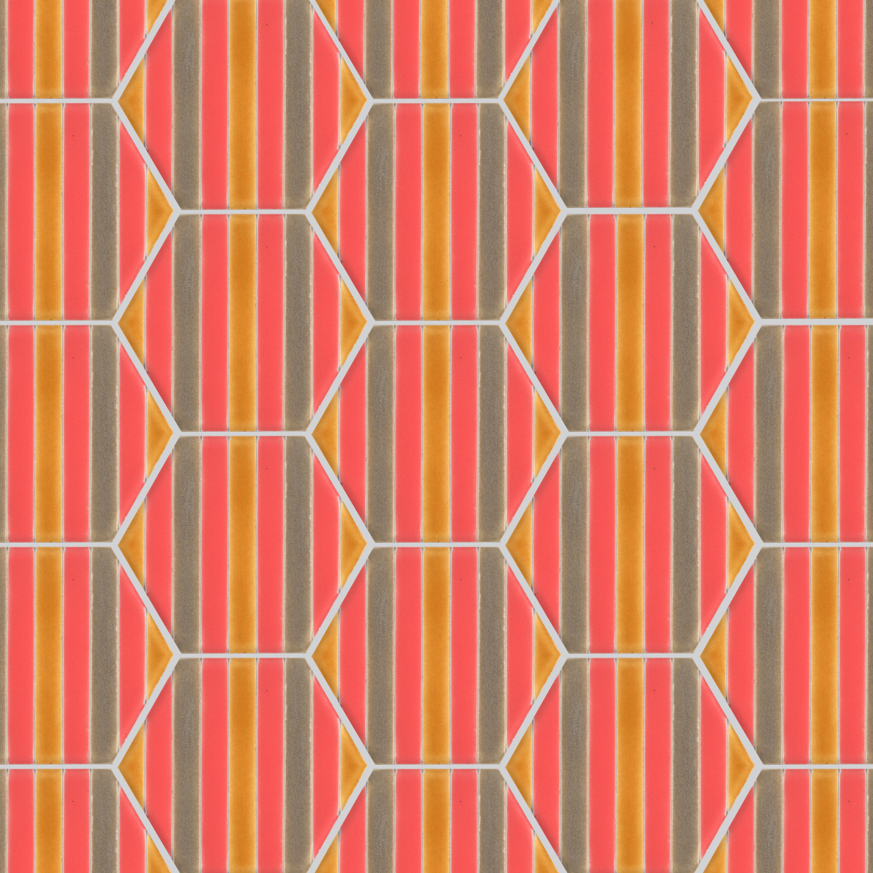 Display product Sisters | Stripe Sailor's Warning from manufacturer Tango Tile