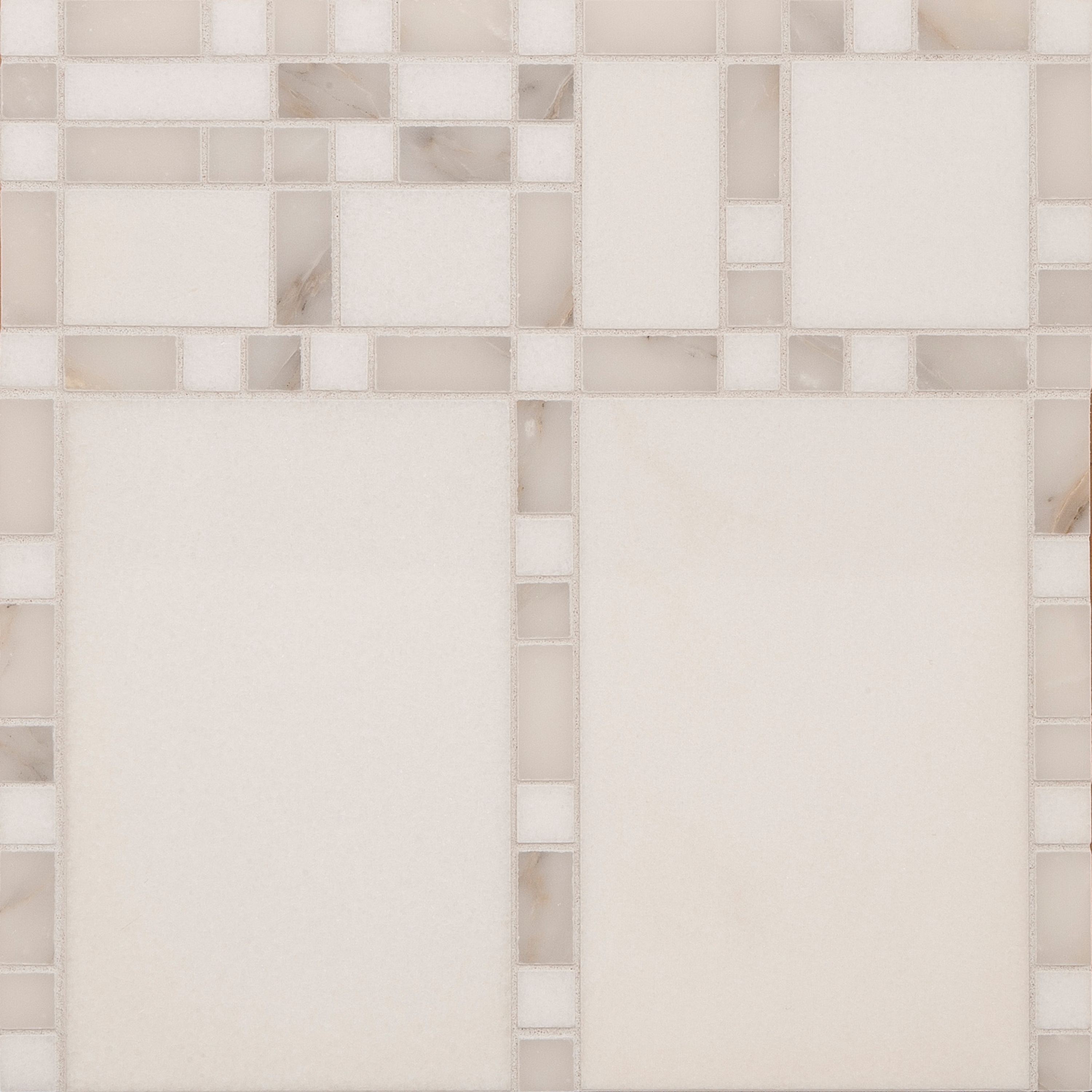 Display product Marble Mosaics | Boogie Woogie Ivories from manufacturer Tango Tile