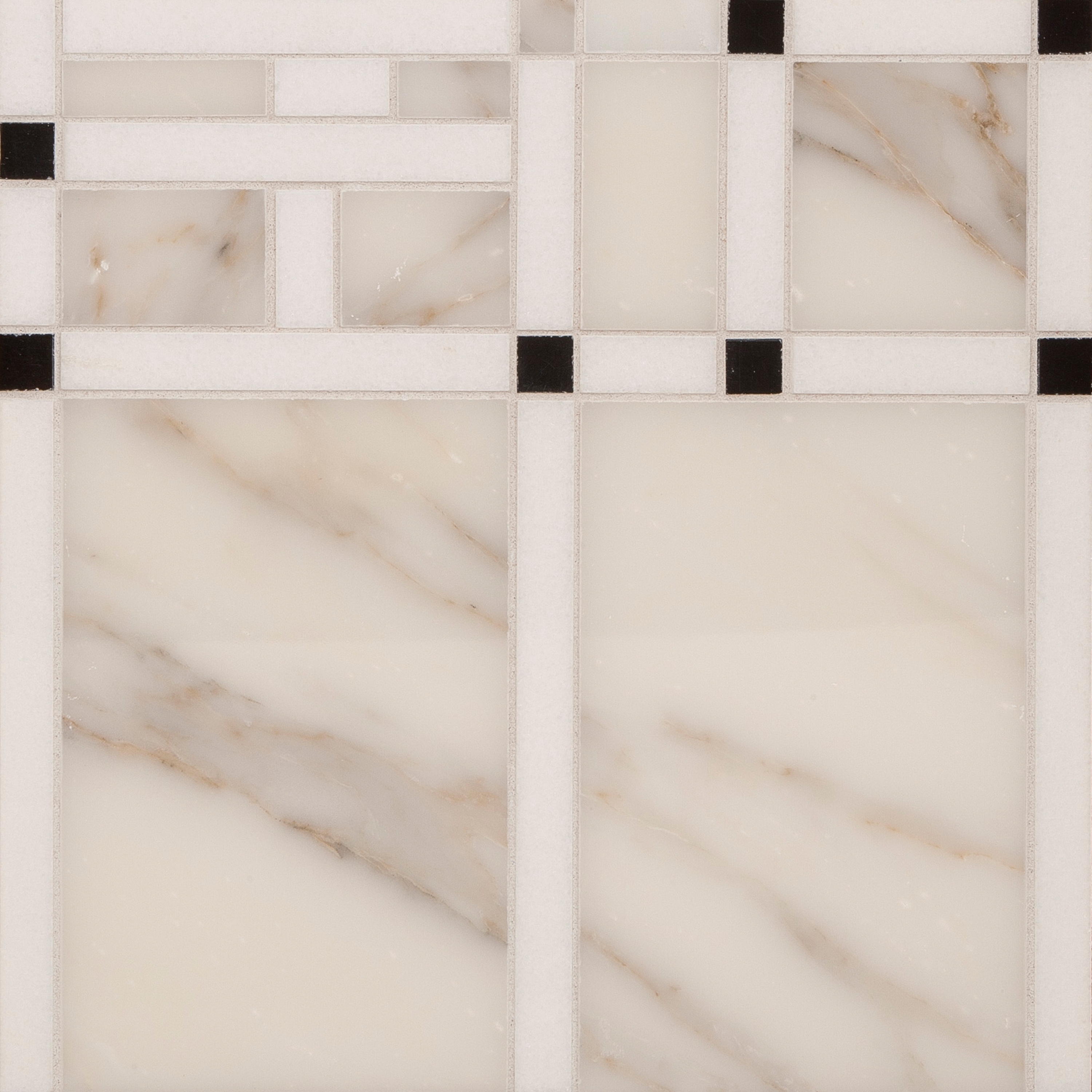 Display product Marble Mosaics | Boogie Woogie 2 Timpani from manufacturer Tango Tile