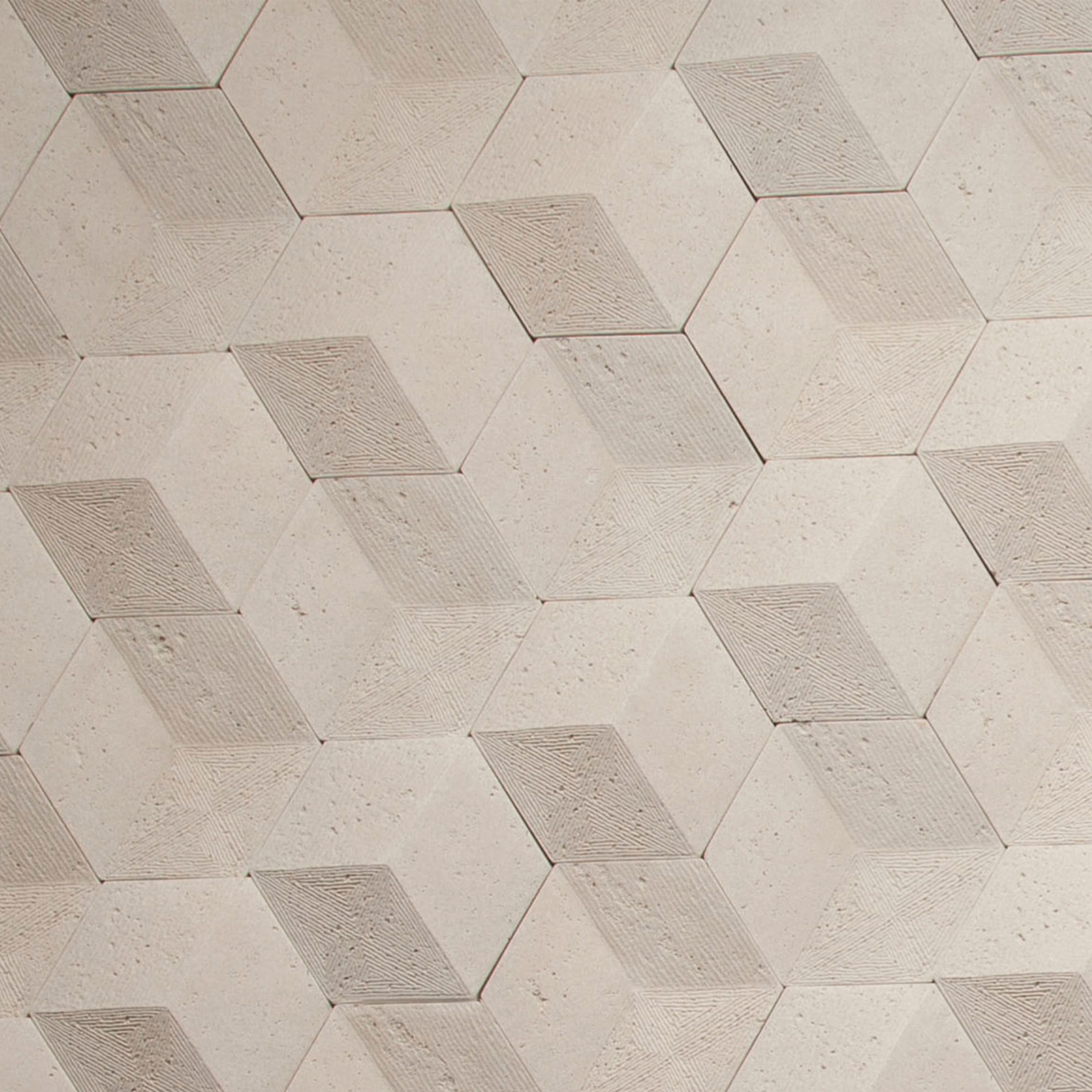 Display product Hive | Etched Cream from manufacturer Tango Tile