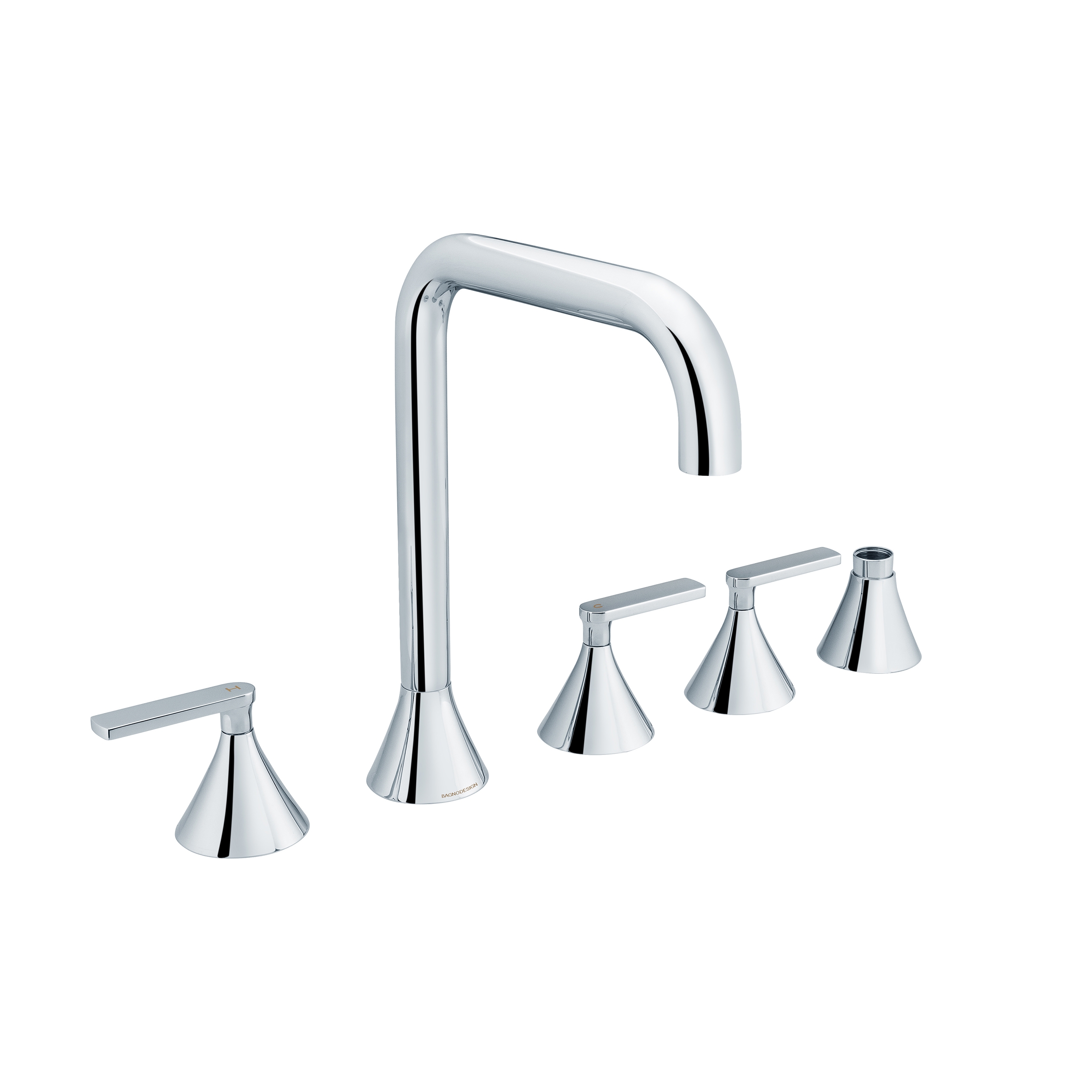 Afficher le produit Bristol | 5 Hole Bath/Shower Mixer Without Hand Shower du fabricant BAGNODESIGN