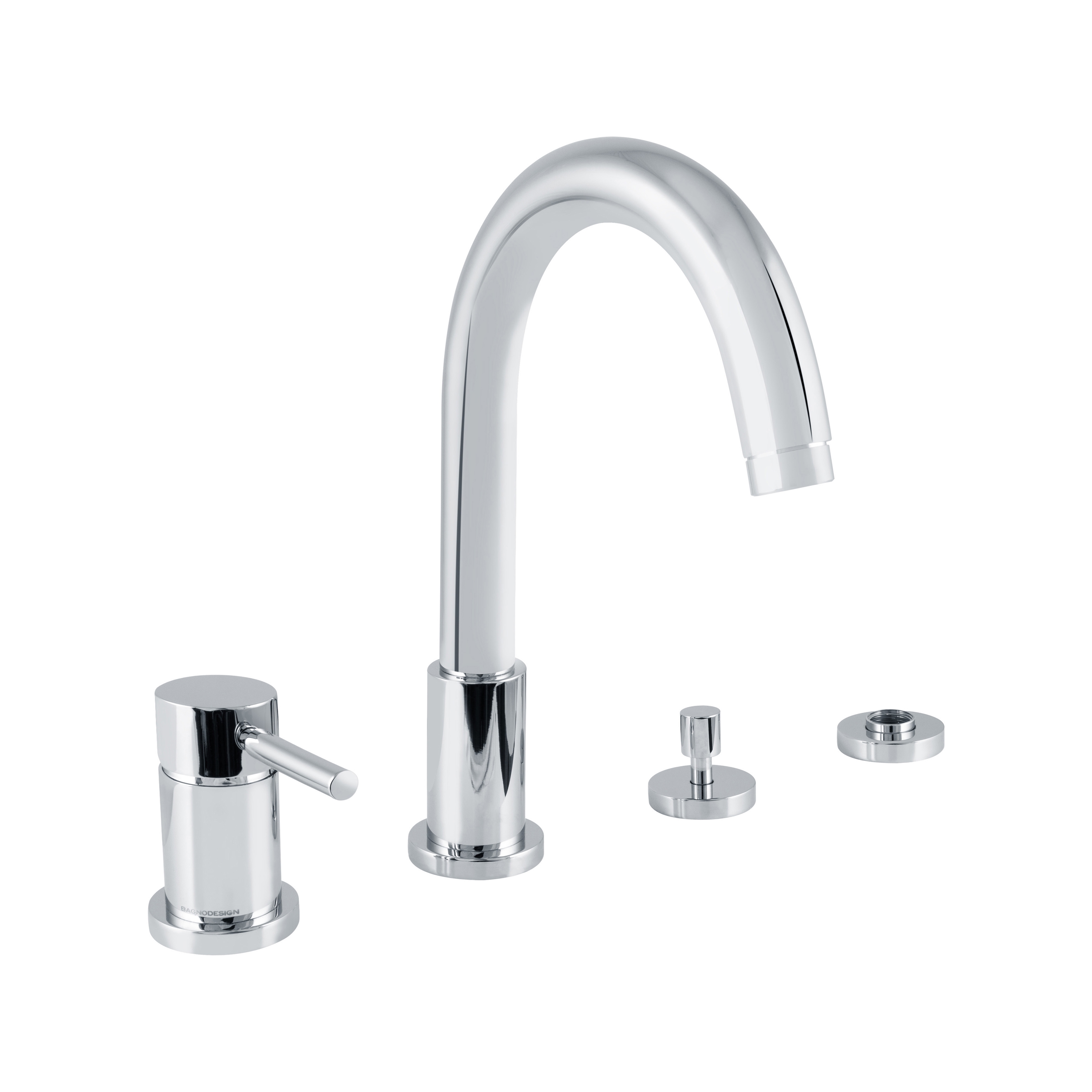 Afficher le produit M-Line | 4 Hole Deck Mounted Bath Mixer du fabricant BAGNODESIGN