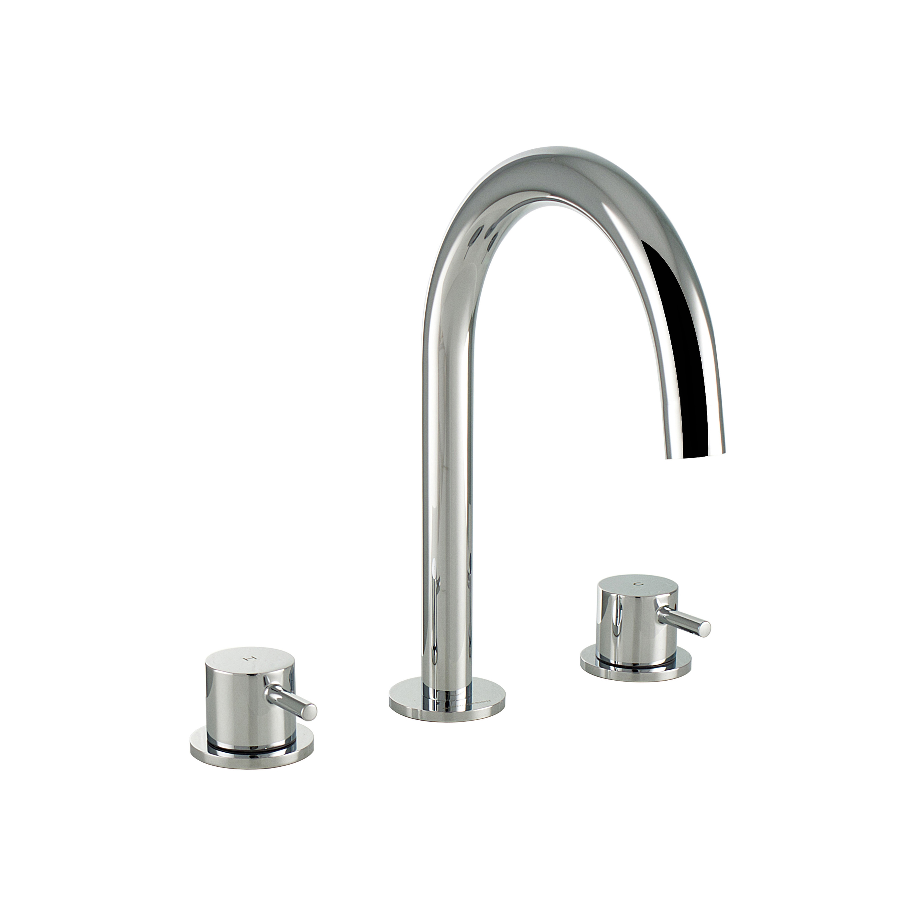 Mostra il prodotto M-Line | Diffusion 3 Hole Deck Mounted Basin Mixer del produttore BAGNODESIGN