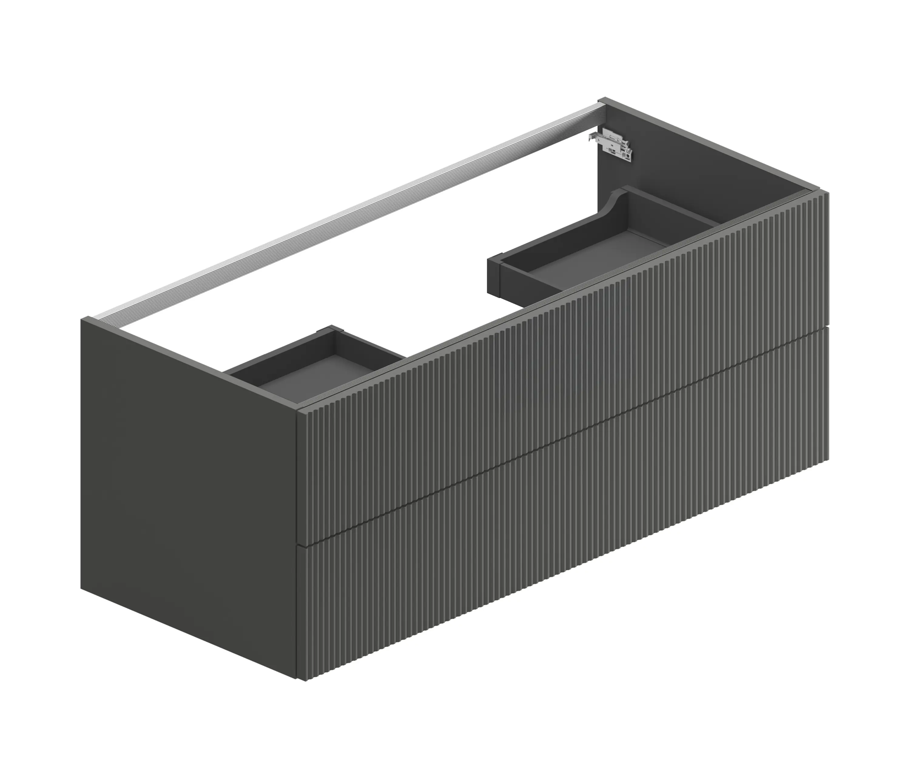 BAGNODESIGN - Orology | Wall Mounted Double Drawer Vanity Unit