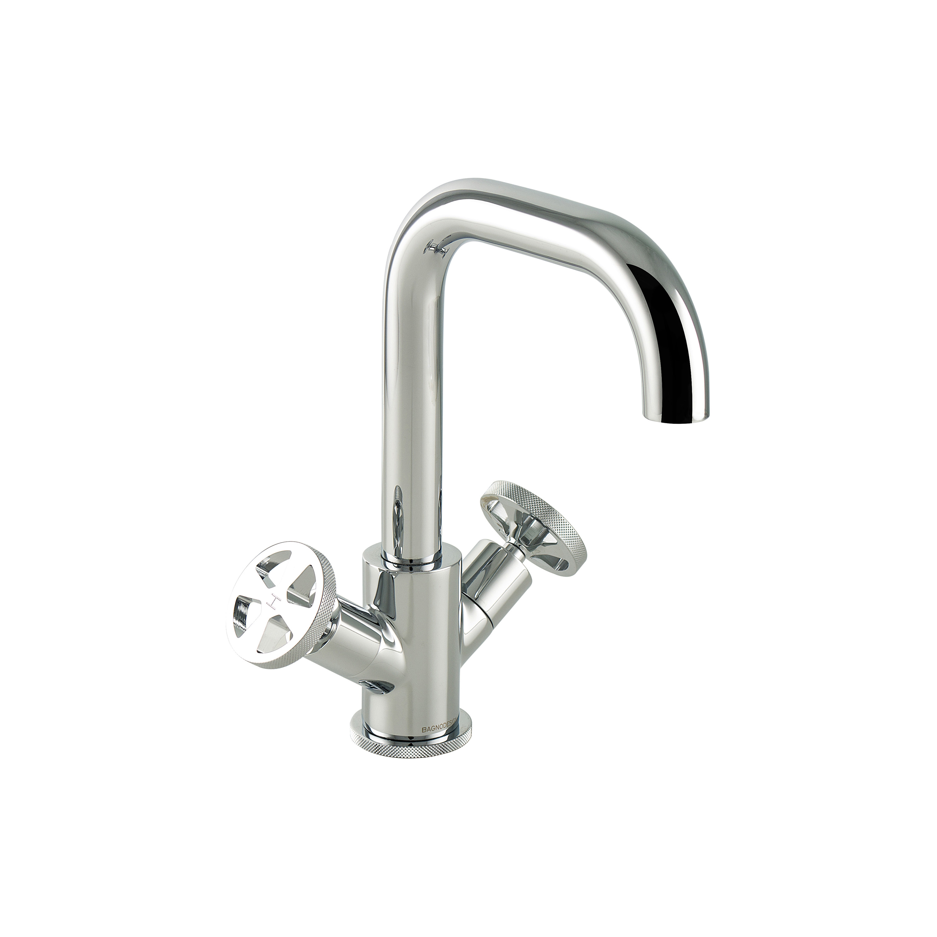 Display product Revolution | 2 Handle Mono Basin Mixer from manufacturer BAGNODESIGN