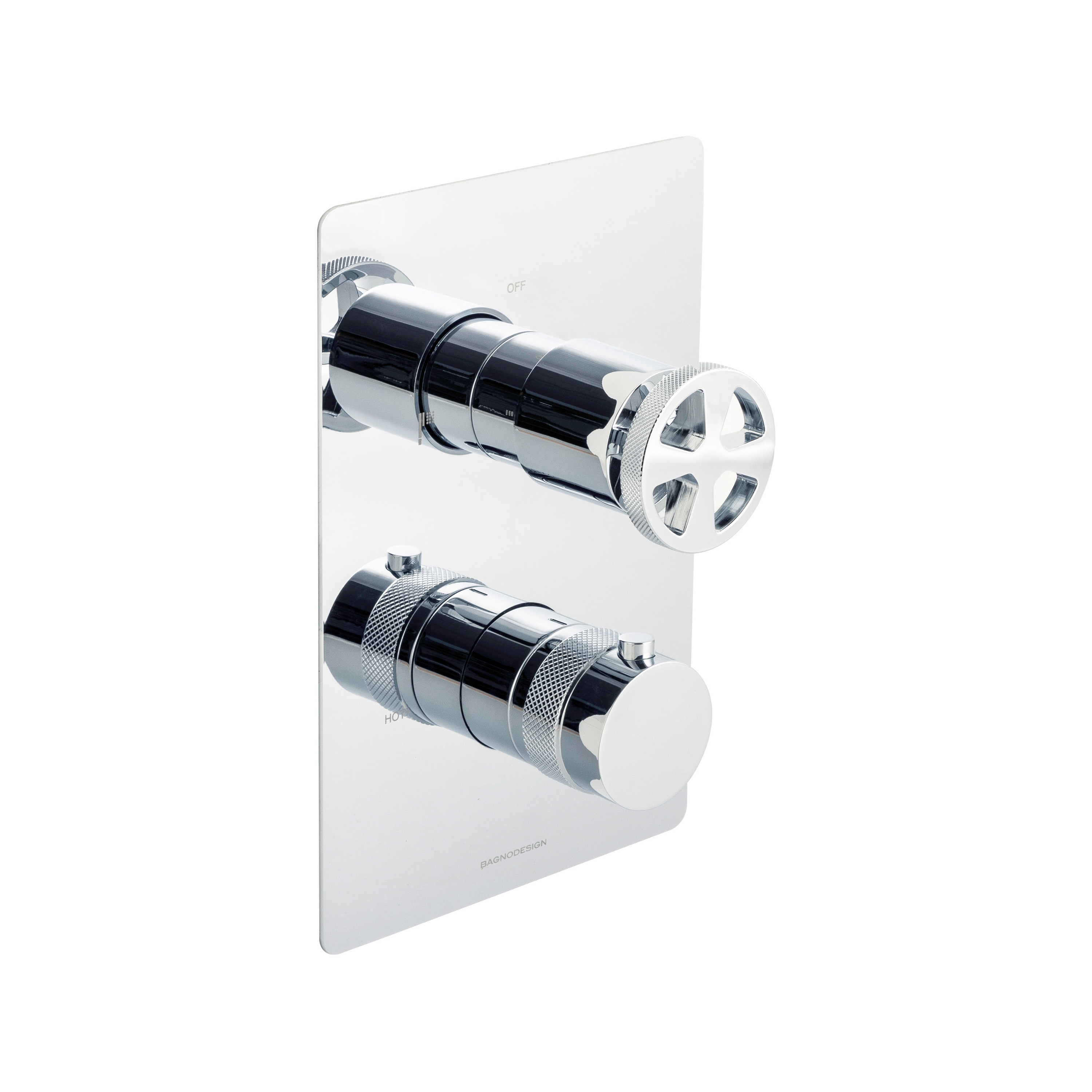 Mostra il prodotto Revolution | 2 Outlet Thermostatic Shower Mixer del produttore BAGNODESIGN