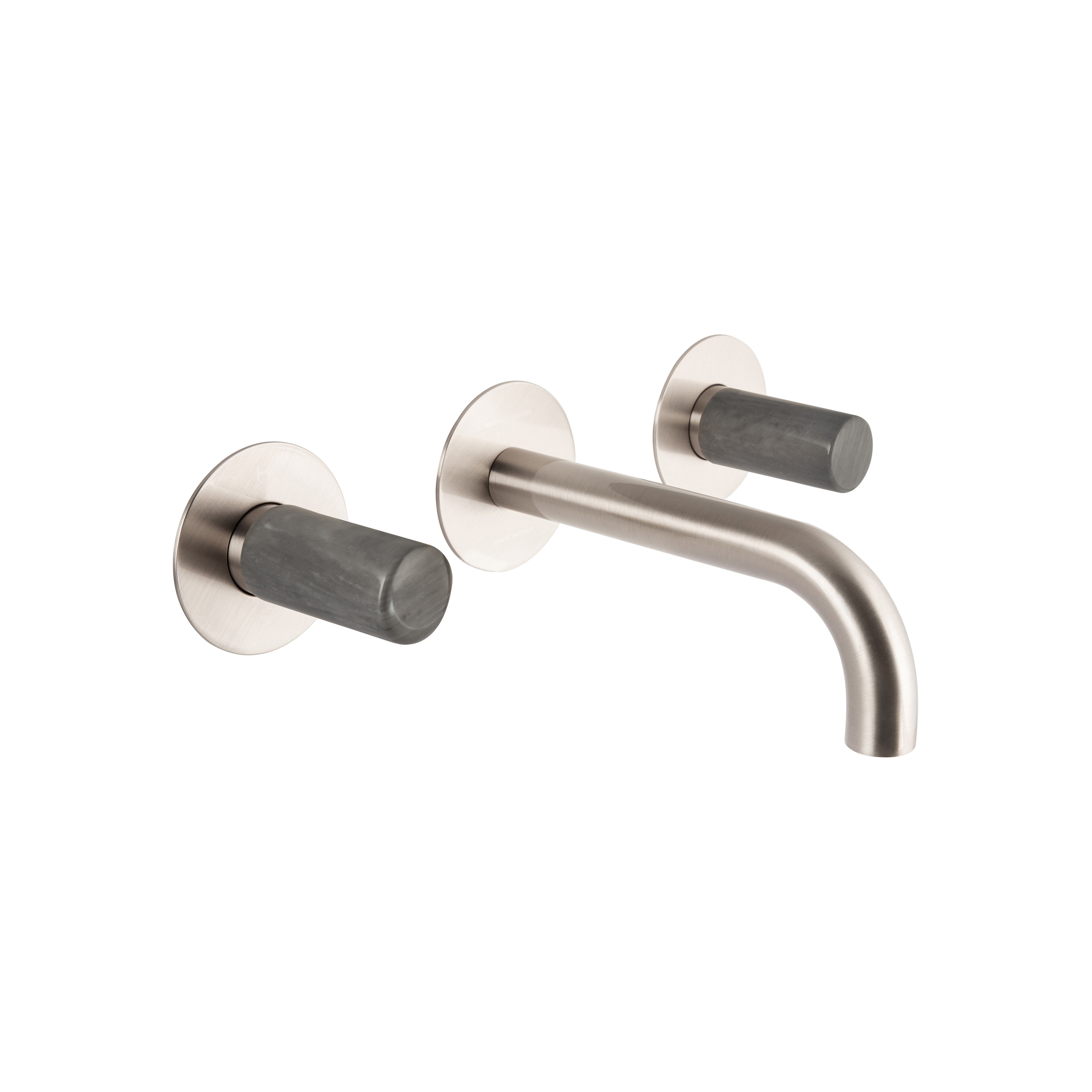 Sestriere | 3 Hole Concealed Basin Mixer With Grey Marble Handle