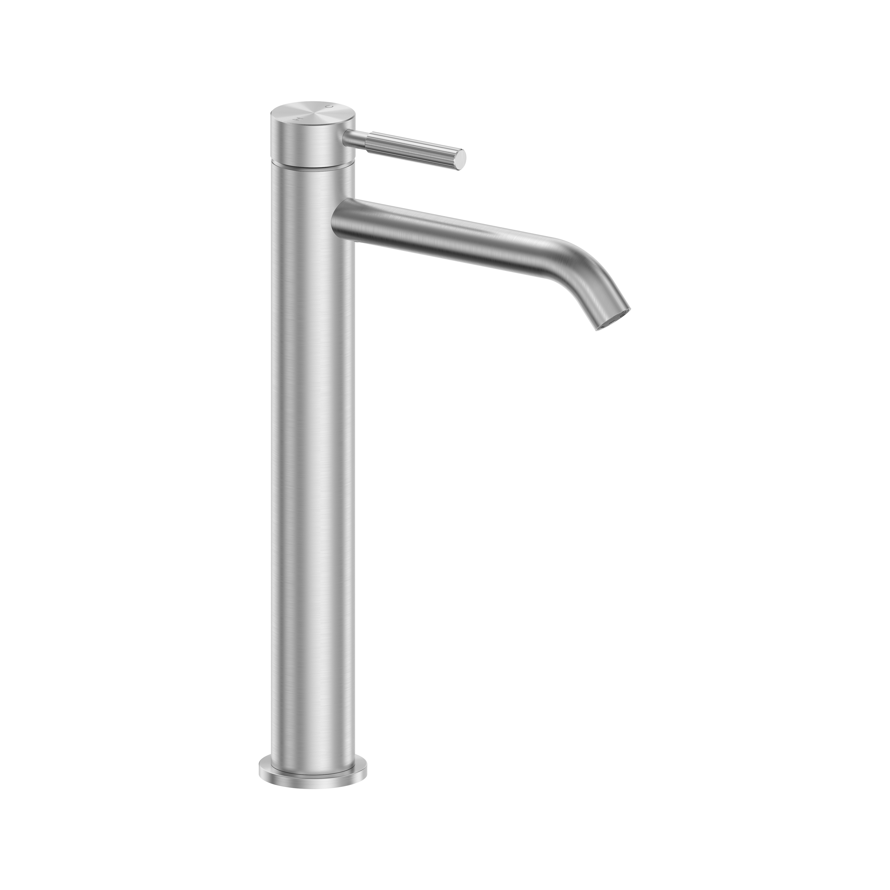 Produkt Studio 316 | Deck Mounted Tall Mono Basin Mixer Without Waste Brushed Stainless Steel des Herstellers BAGNODESIGN anzeigen